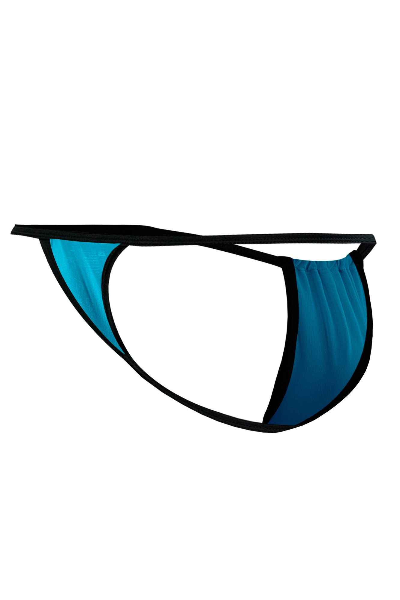 CUT4MEN String Türkiser Herren String blickdicht elastisch Männer Slip knapp geschnit