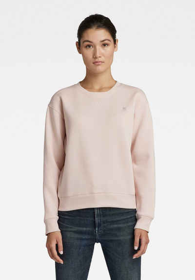 G-Star RAW Sweatshirt »Premium Core Sweater« mit gerippten Rundhalsausschnitt und dreieckigen Einsatz vorne