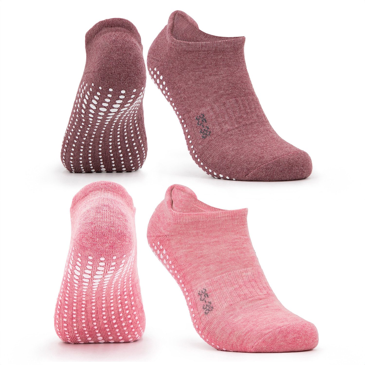 OCCULTO Sportsocken Damen & Herren Yogasocken 2-4er Pack (Modell: Mady) (2-Paar)