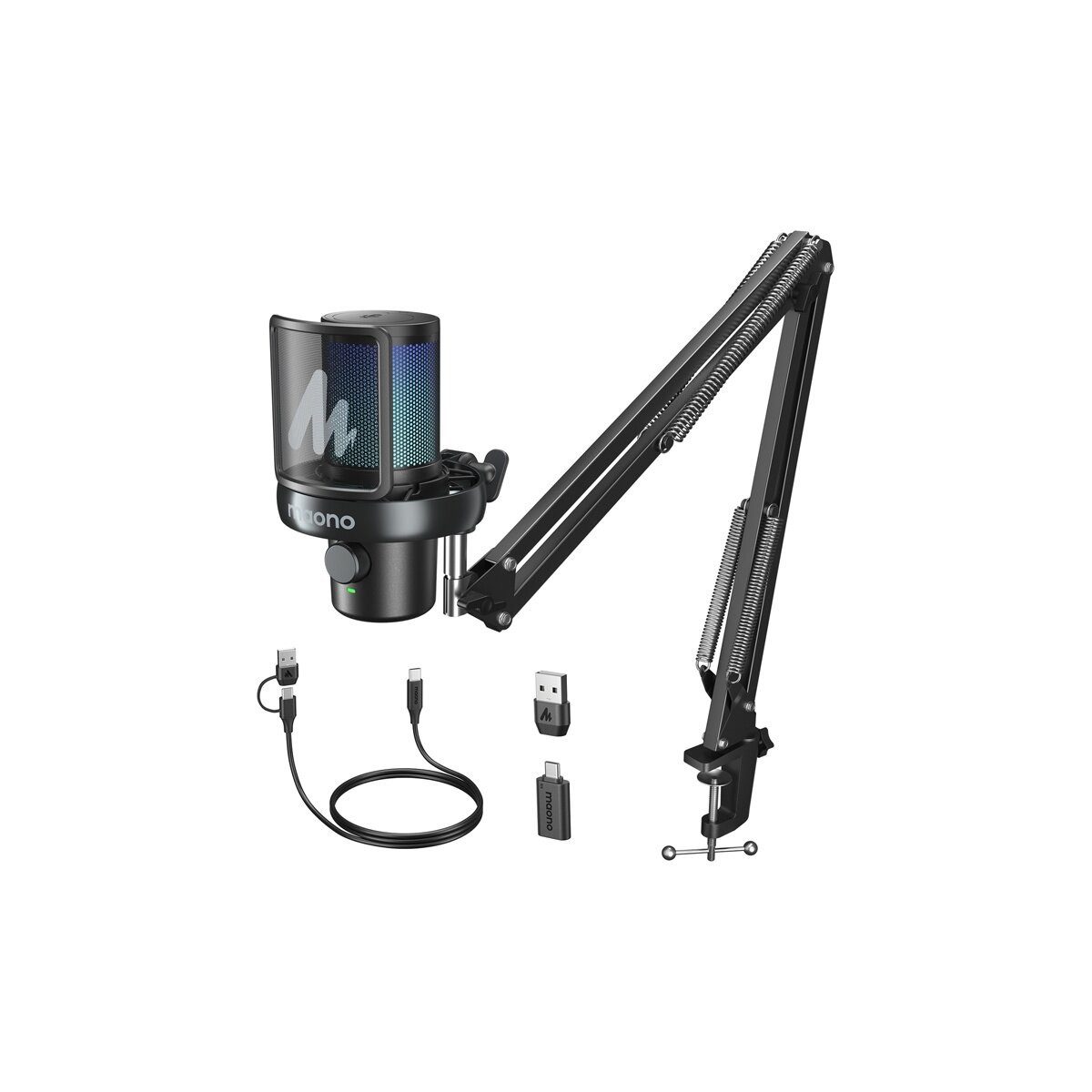 Maono Streaming-Mikrofon Maono DM40 S Pro USB Streaming Mikrofon