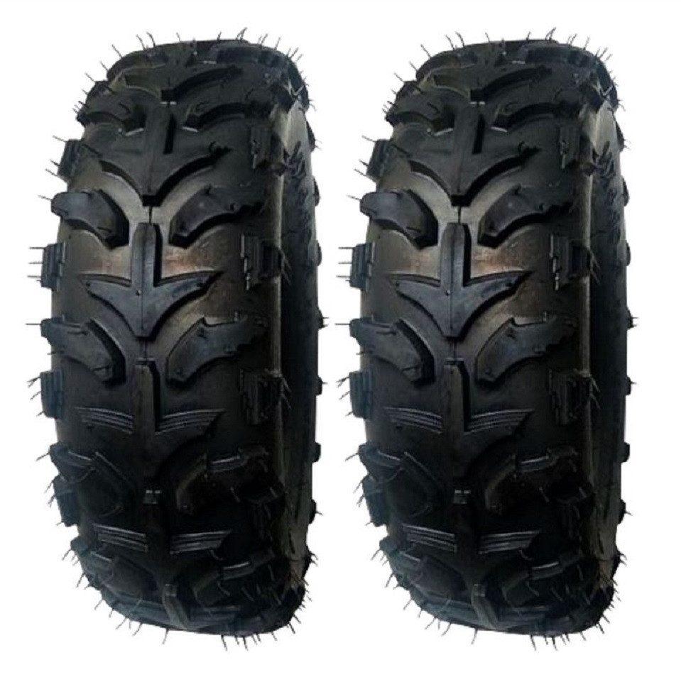 FunSport-Factory Kinderfahrzeug-Räder Kinderquadreifen Quadreifen Reifen 2er Set 14x4.10-6, Stollenprofil, hoher Grip, für Kinderquads, robust & langlebig