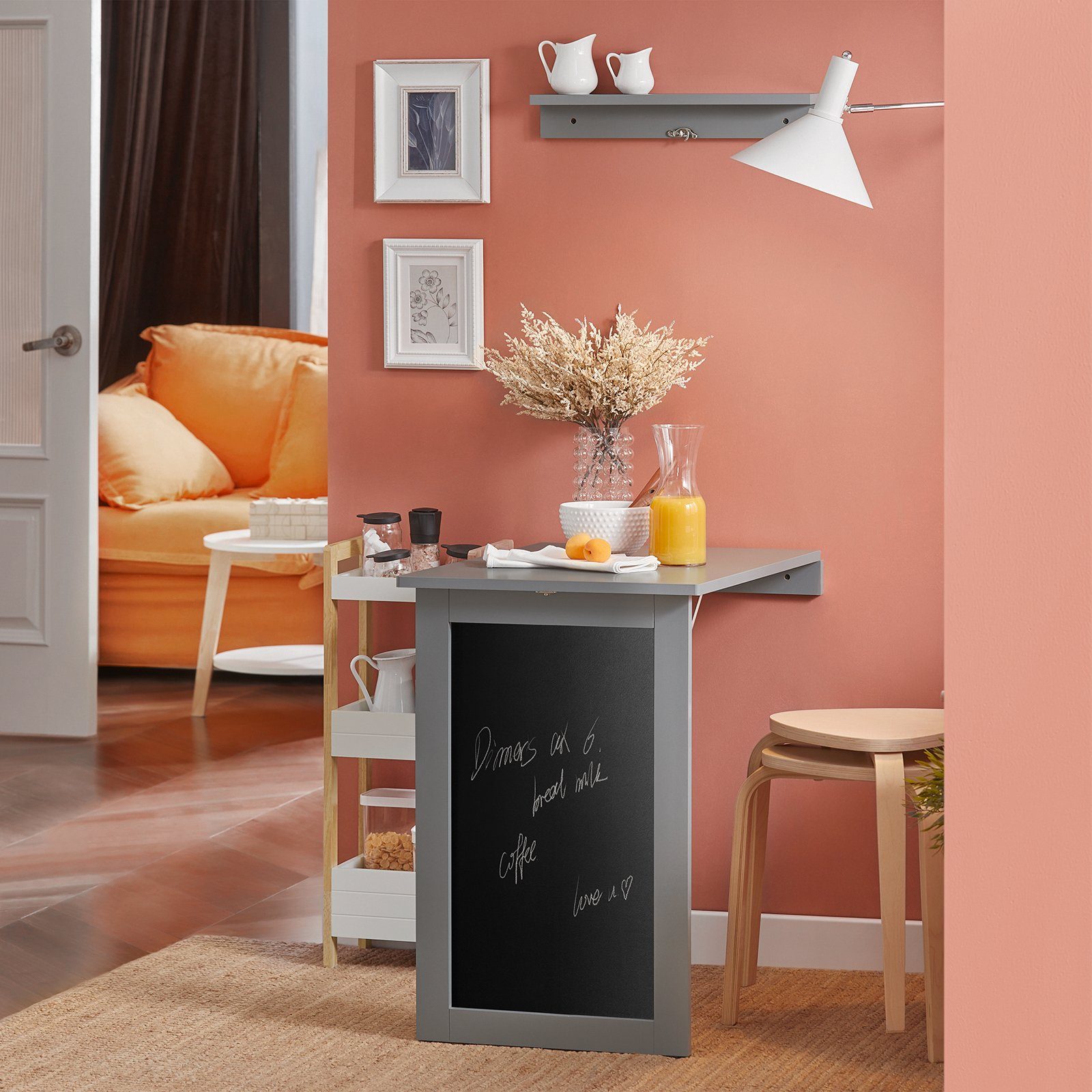 SoBuy Klapptisch FWT20, Wandtisch mit Tafel günstig online kaufen