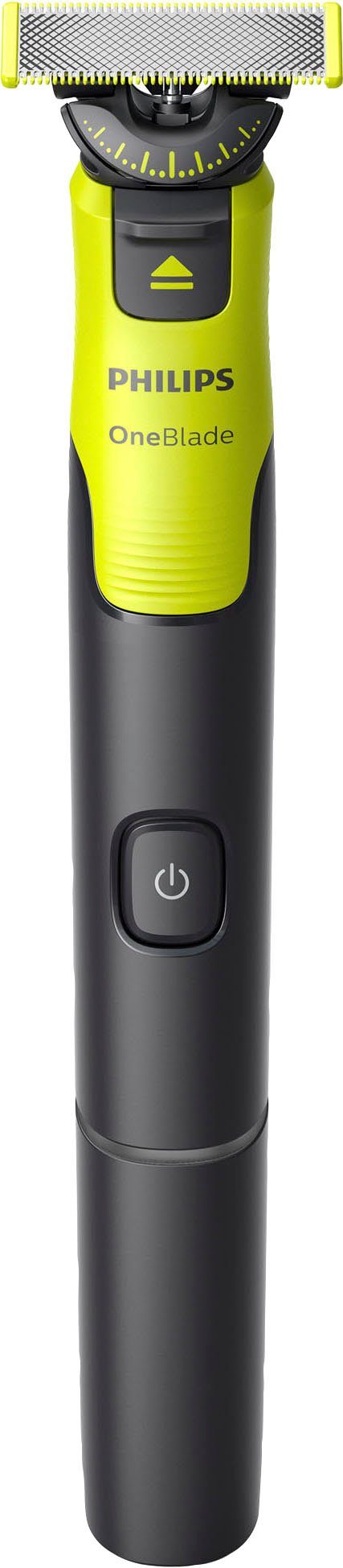 Philips Elektrorasierer OneBlade Face & Body QP4631/65, Aufsätze: 4, 360-Grad-Klinge, inkl. verstellbarem 5-in-1 Kammaufsatz