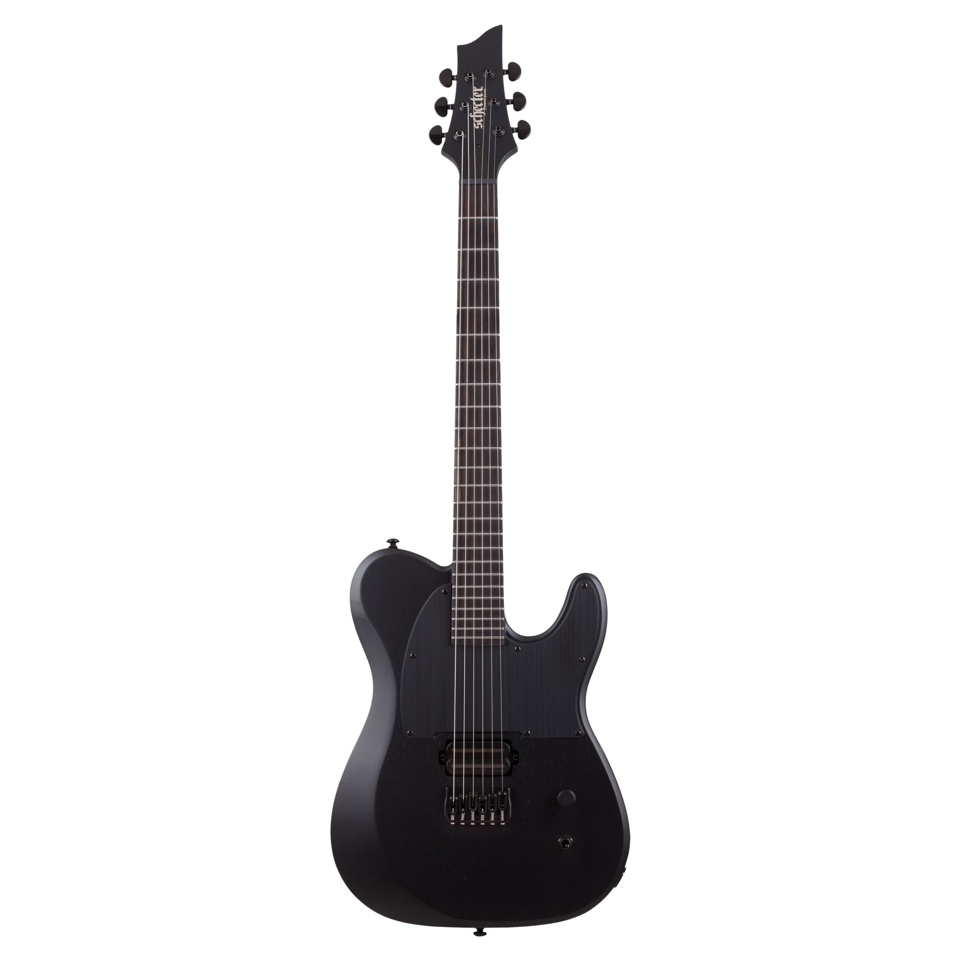 Schecter E-Gitarre, Электрогитары, Andere Modelle, PT Black Ops, Satin Black Open Pore - E-Gitarre