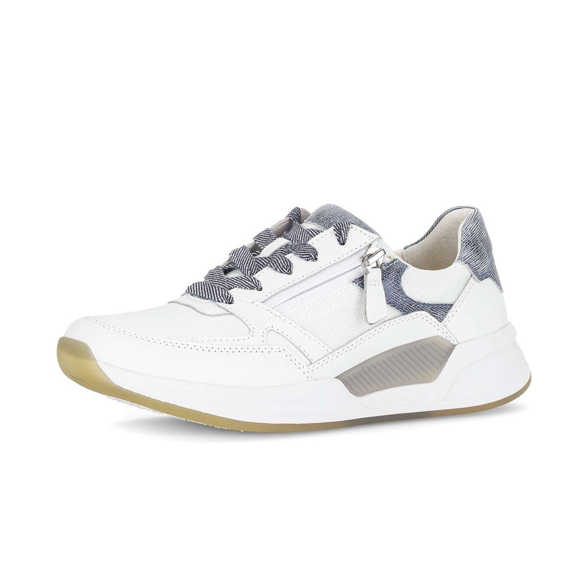 Sneaker low Materialmix Leder/Lederimitat Sneaker