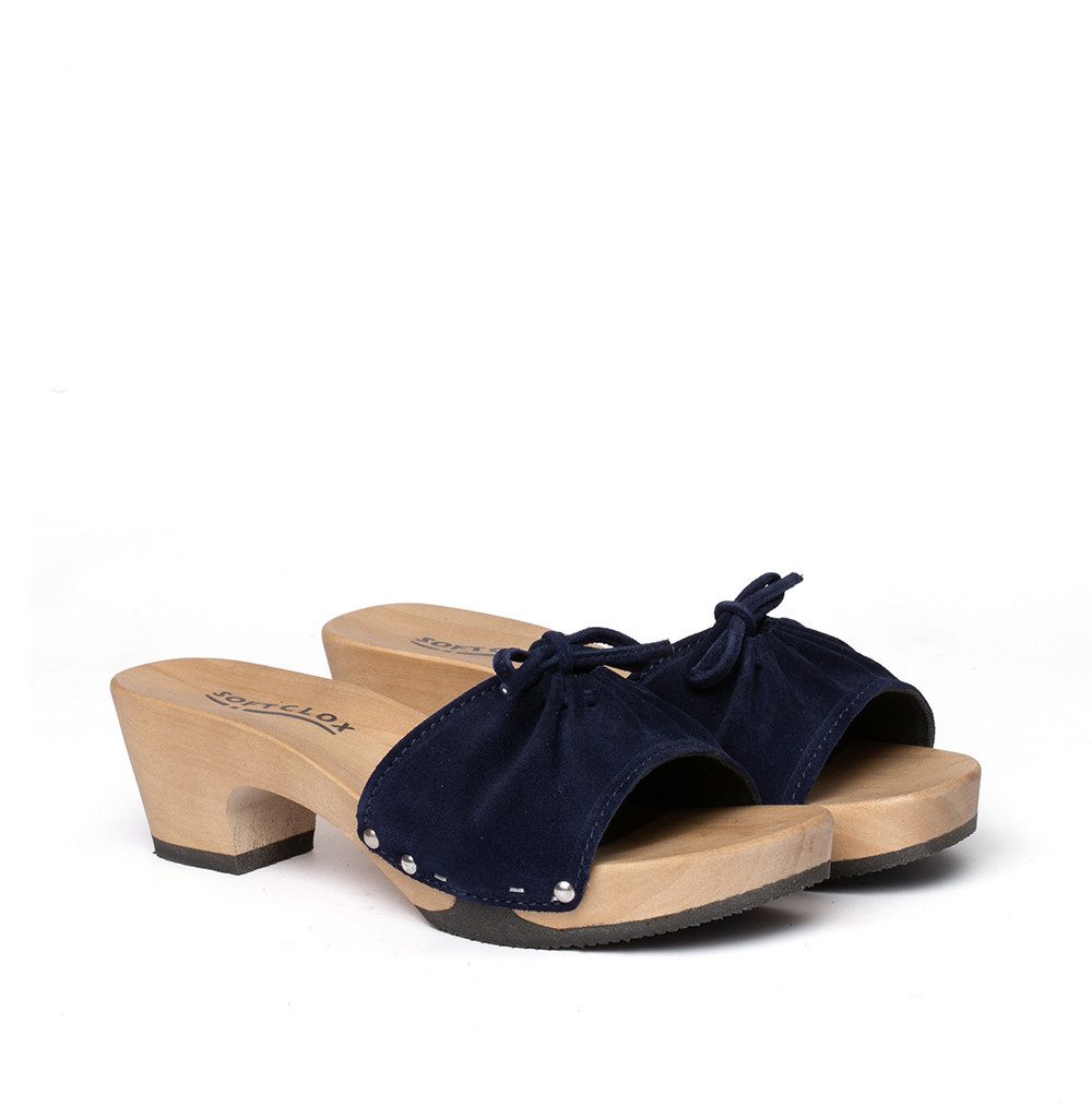 Softclox KIRSTEN Kaschmir midnight (hazelnut) Pantolette