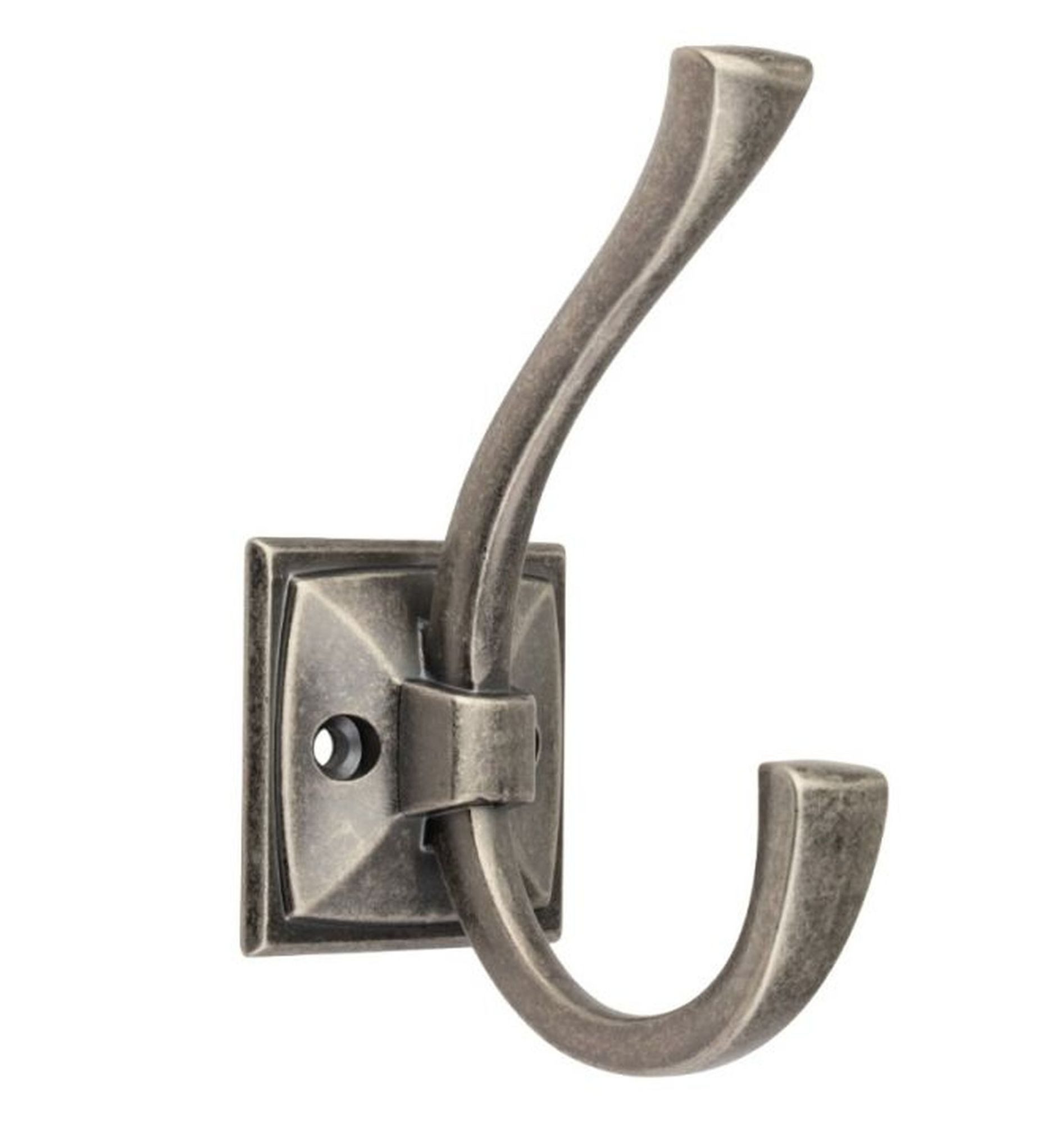 Garderobenhaken Garderobenhaken Singo, Kleiderhaken Silber antik, Wandhaken vintage