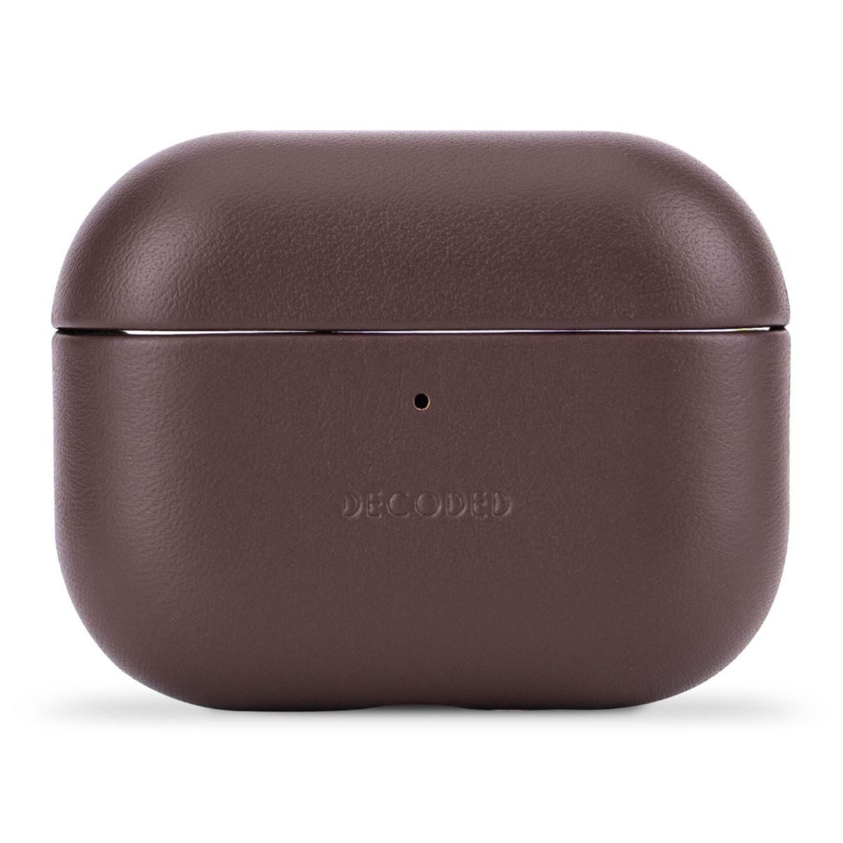 DECODED Smartphone-Hülle Leather AirCase Pro for AirPods Pro 3 Chocolate