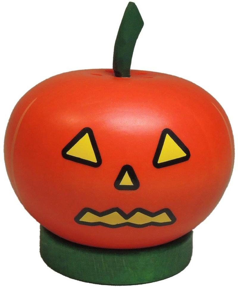 Richard Glaesser Räuchermännchen Räucherkürbis, Höhe 10cm, Original Erzgebirge