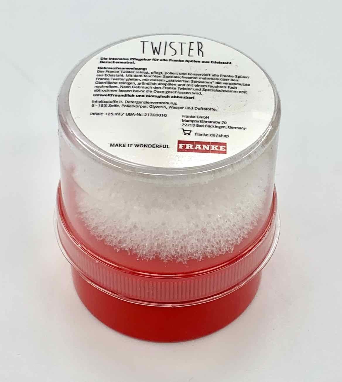 FRANKE Einbauspüle Franke 112.0007.715 Twister, Reiniger 125 ml