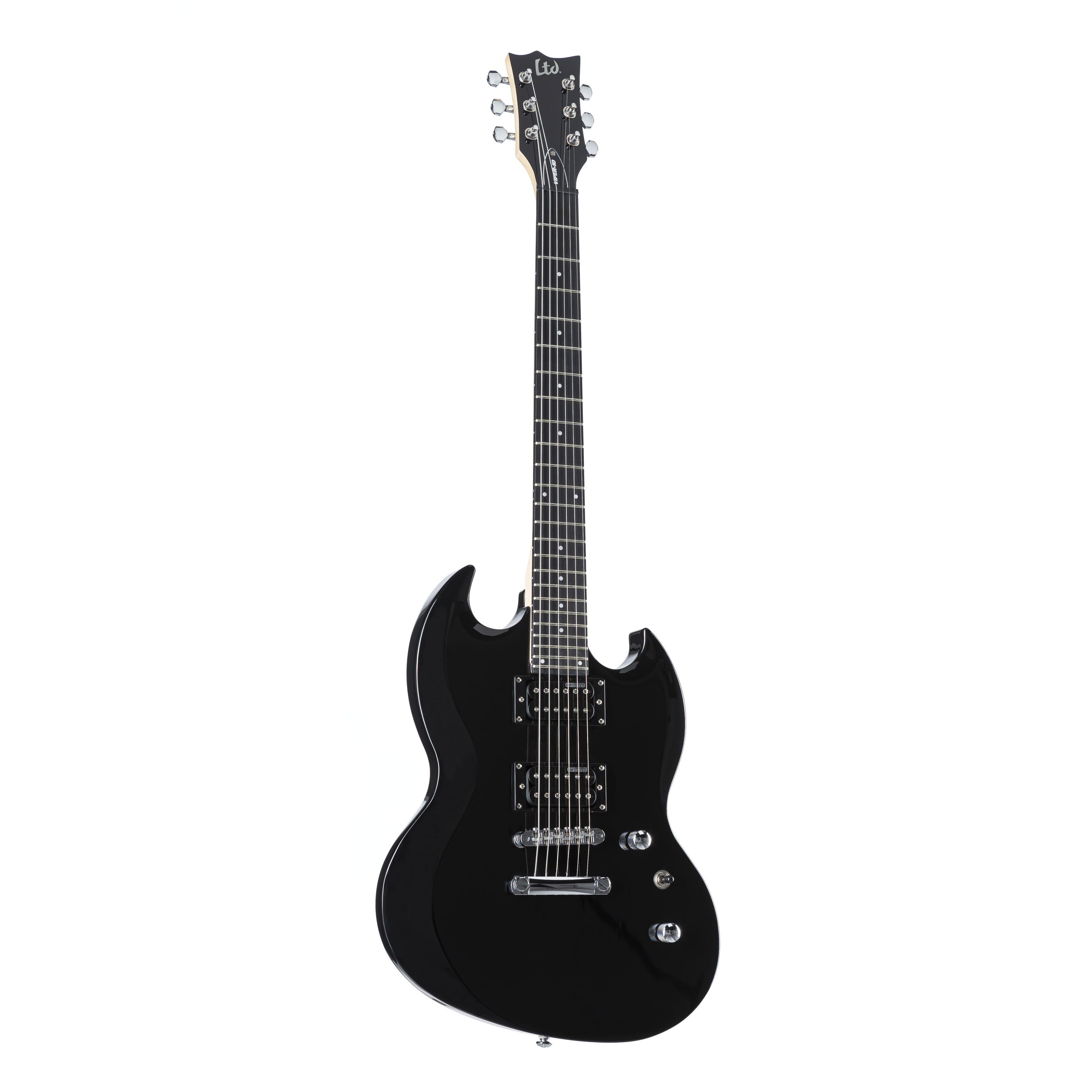 ESP E-Gitarre, LTD Viper-10 BK Black, LTD Viper-10 BK Black - E-Gitarre