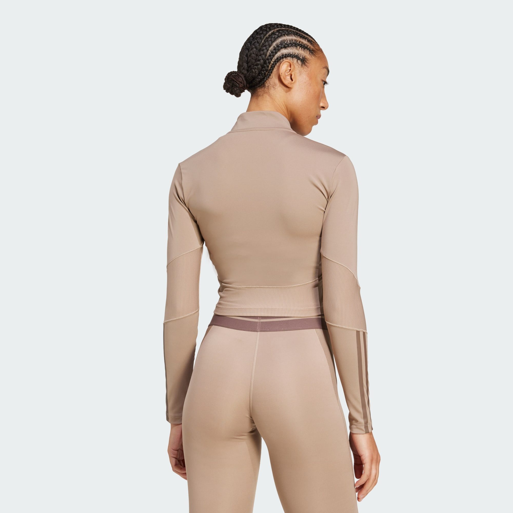 adidas Performance Trainingstop HYPERGLAM RIB ZIP THRU COVER UP (1-tlg) günstig online kaufen