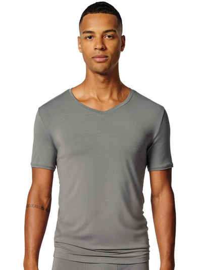 Skiny Unterziehshirt Herren V-Shirt kurzarm Calmodal (Stück, 1-St) nachhaltig