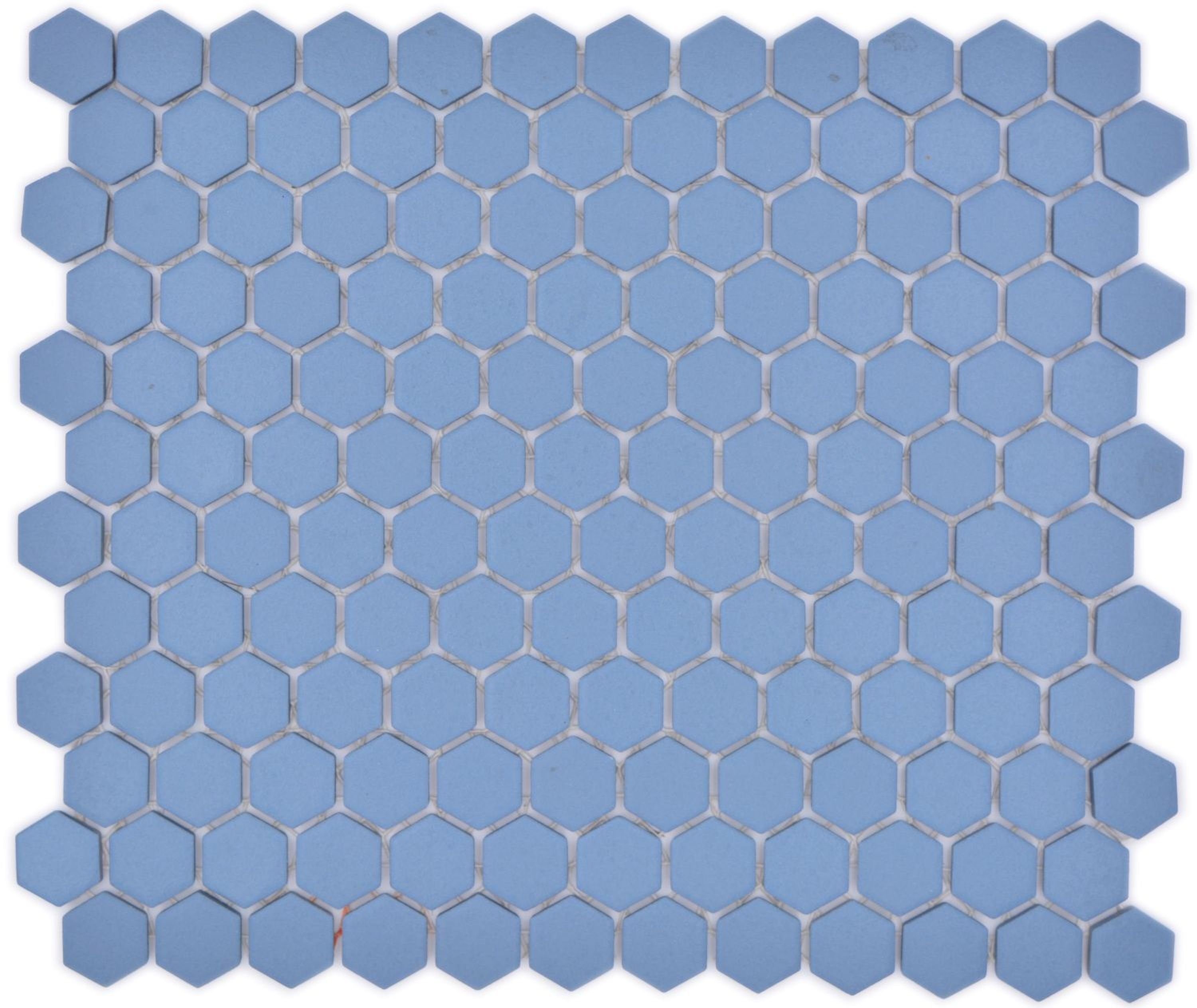 Mosani Mosaikfliesen Keramikmosaik Mosaikfliesen blaugrün matt / 10 Mosaikmatten