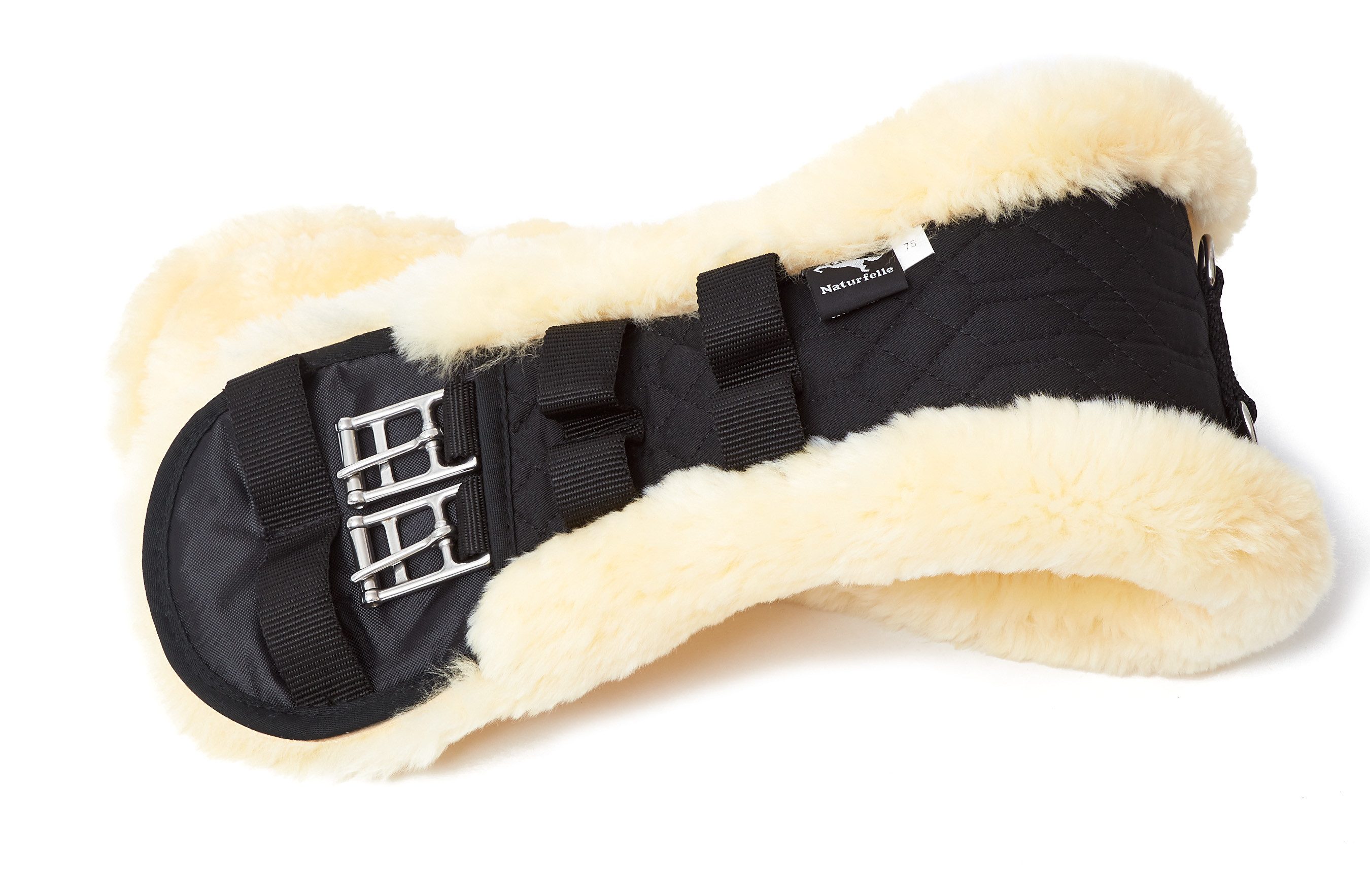 Engel Reitsport Sattelgurte Sattelgurt Kurzgurt Dressur echtes Merino Lammfell