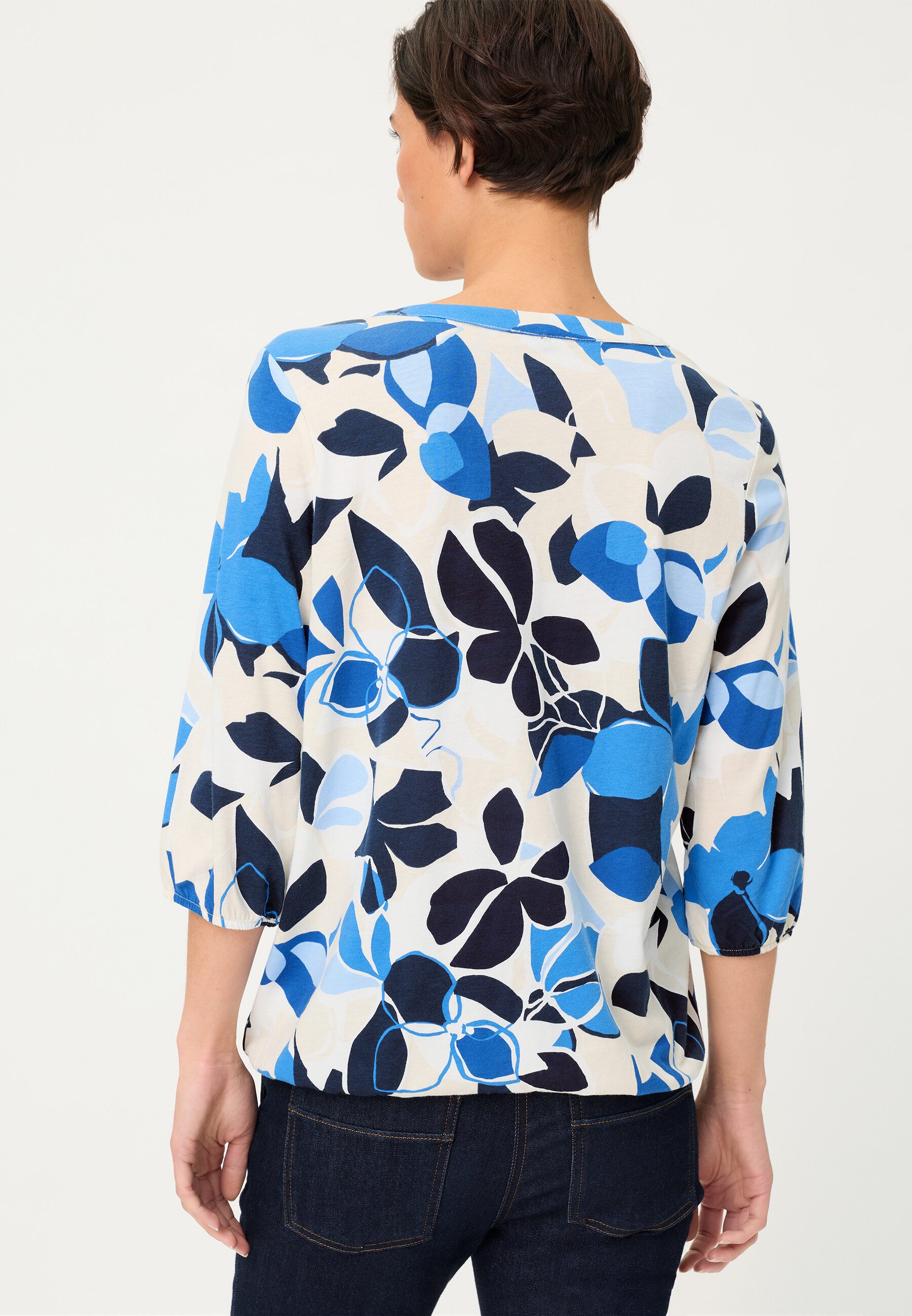 Olsen Tunikashirt Shirt mit Tunika-Ausschnitt