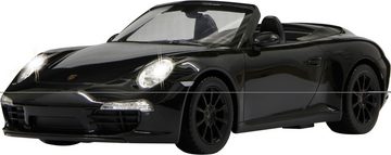Jamara RC-Auto Deluxe Cars, Porsche 911 Carrera S, 1:12, schwarz, 2,4GHz, mit LED-Licht