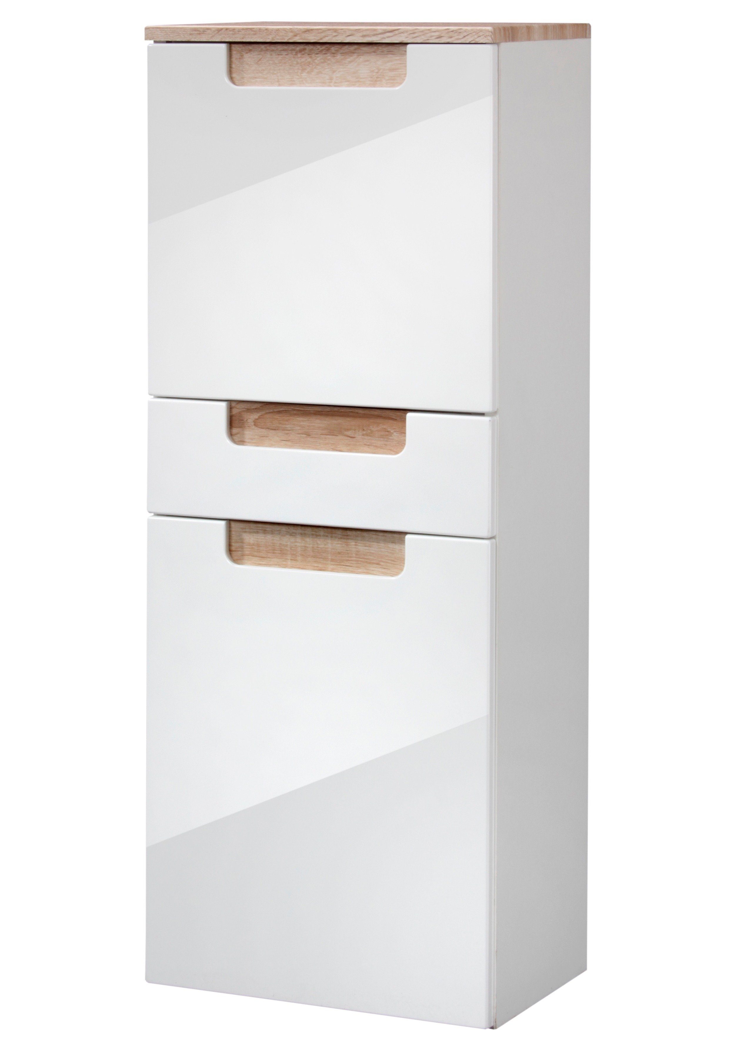 welltime Midischrank Siena Breite 40 cm, mit integrierten Türdämpfern und Softclose-Funktion