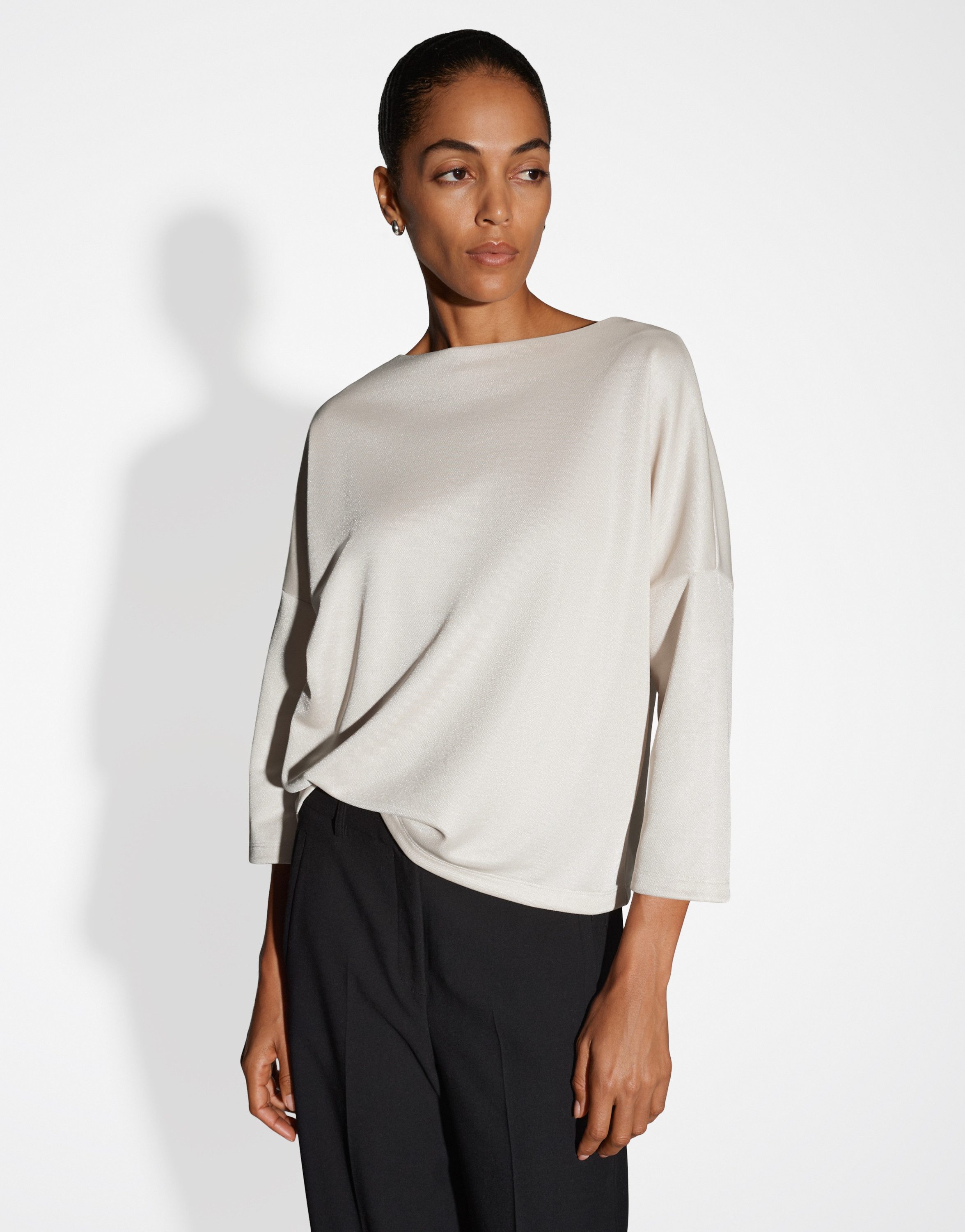 someday 3/4-Arm-Shirt KARITA PURE aus schimmernder Piqué Ware günstig online kaufen