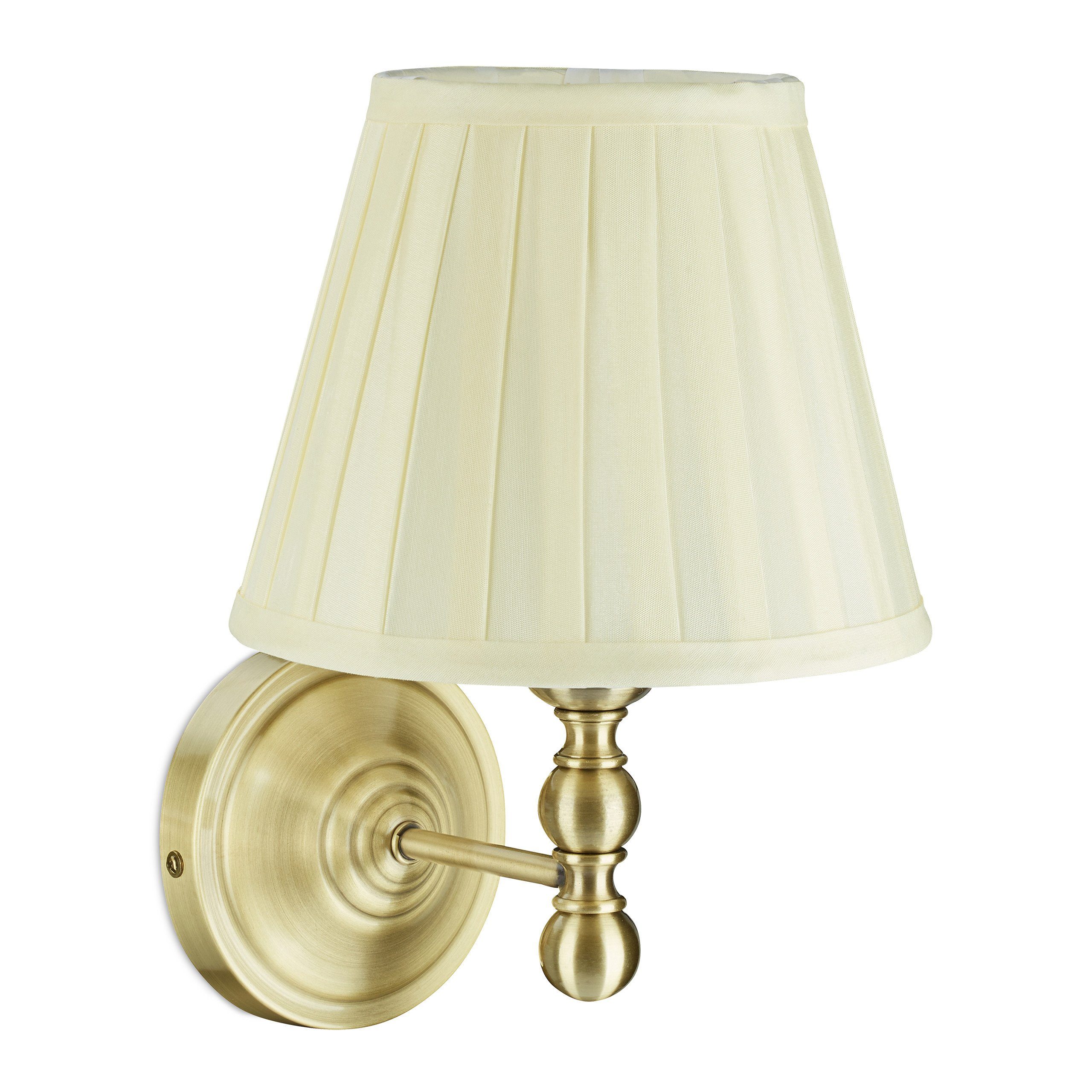 Relaxdays Wandleuchte Antike Wandlampe Design Stilvoller Blickfang In Ihrer Einrichtung Lampe In Klassischer Optik Mit Gerafftem Schirm Online Kaufen Otto