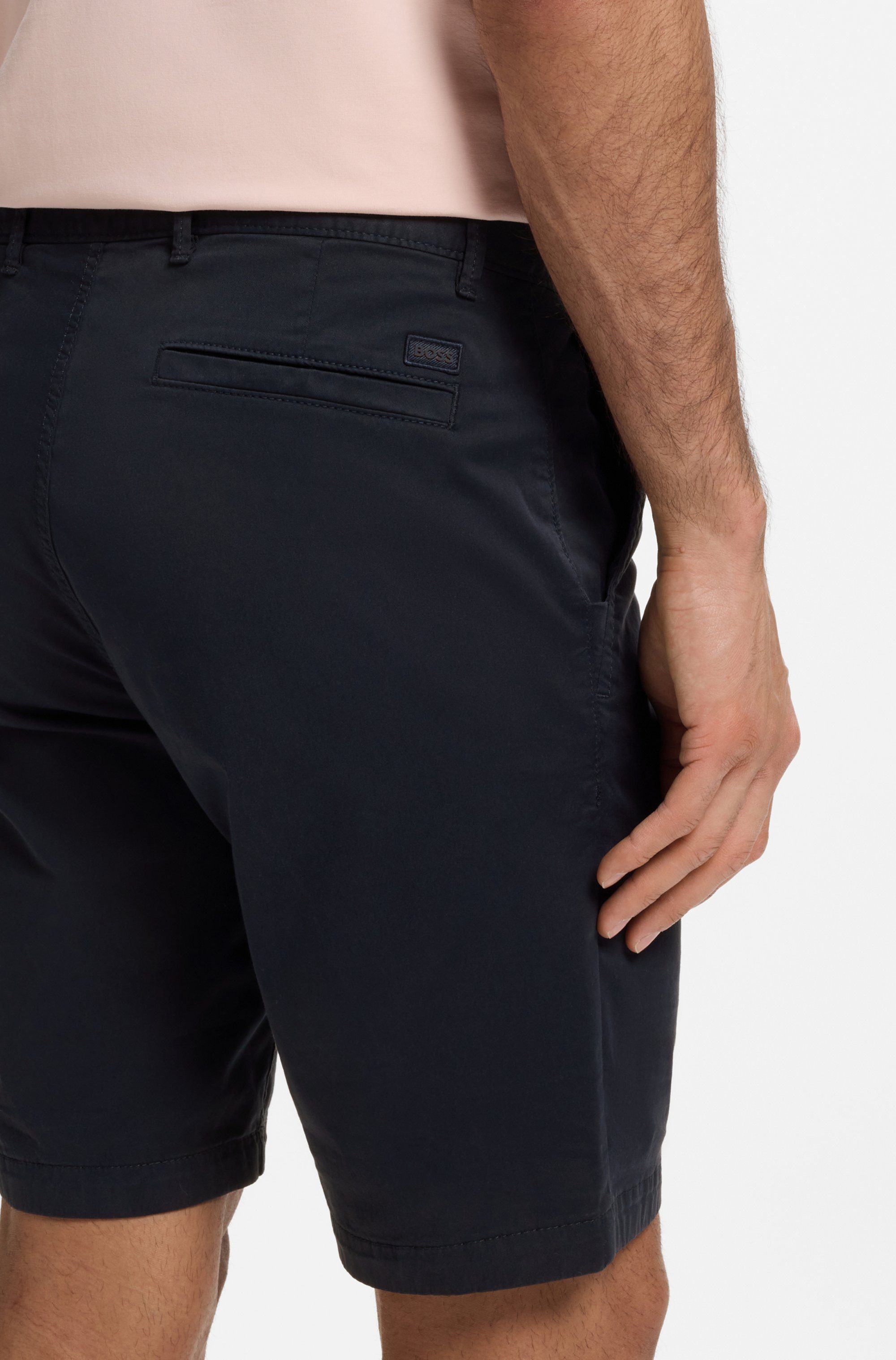 BOSS ORANGE Chinoshorts slim Shorts in moderner Passform – Bild 5 von 5