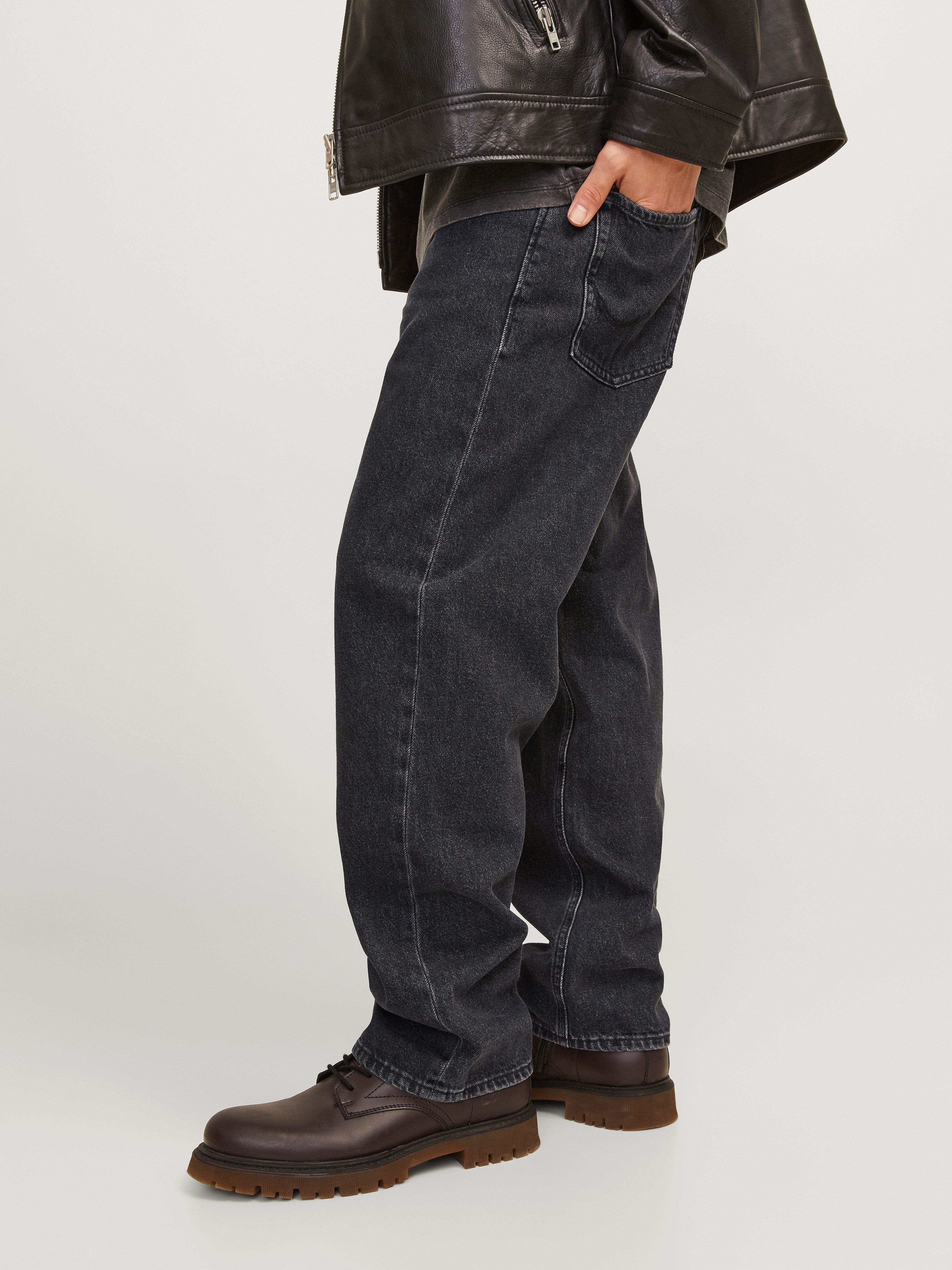 Jack & Jones Relax-fit-Jeans JJIEDDIE mit hoher Taille und lockerer Passfor günstig online kaufen
