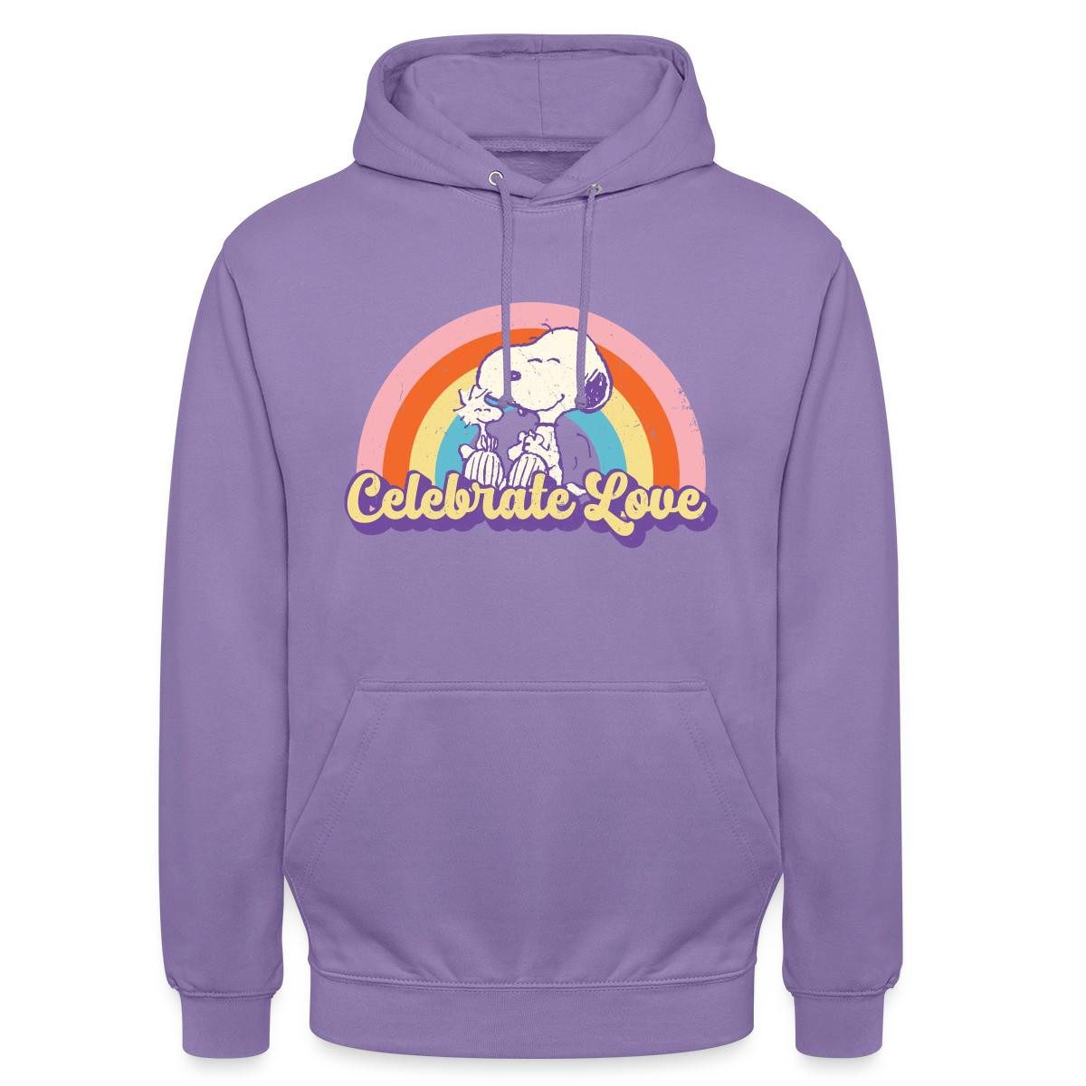 Hoodie Peanuts Celebrate Love Design Mit Snoopy Unisex Hoodie