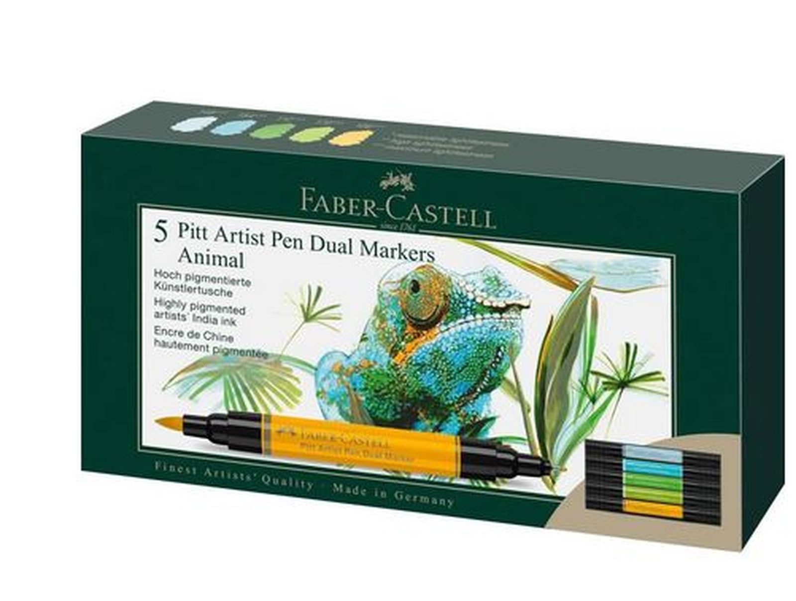 Faber-Castell Künstlerstift Pitt Artist Pen Dual Marker, (5-tlg), verschiedene Varianten