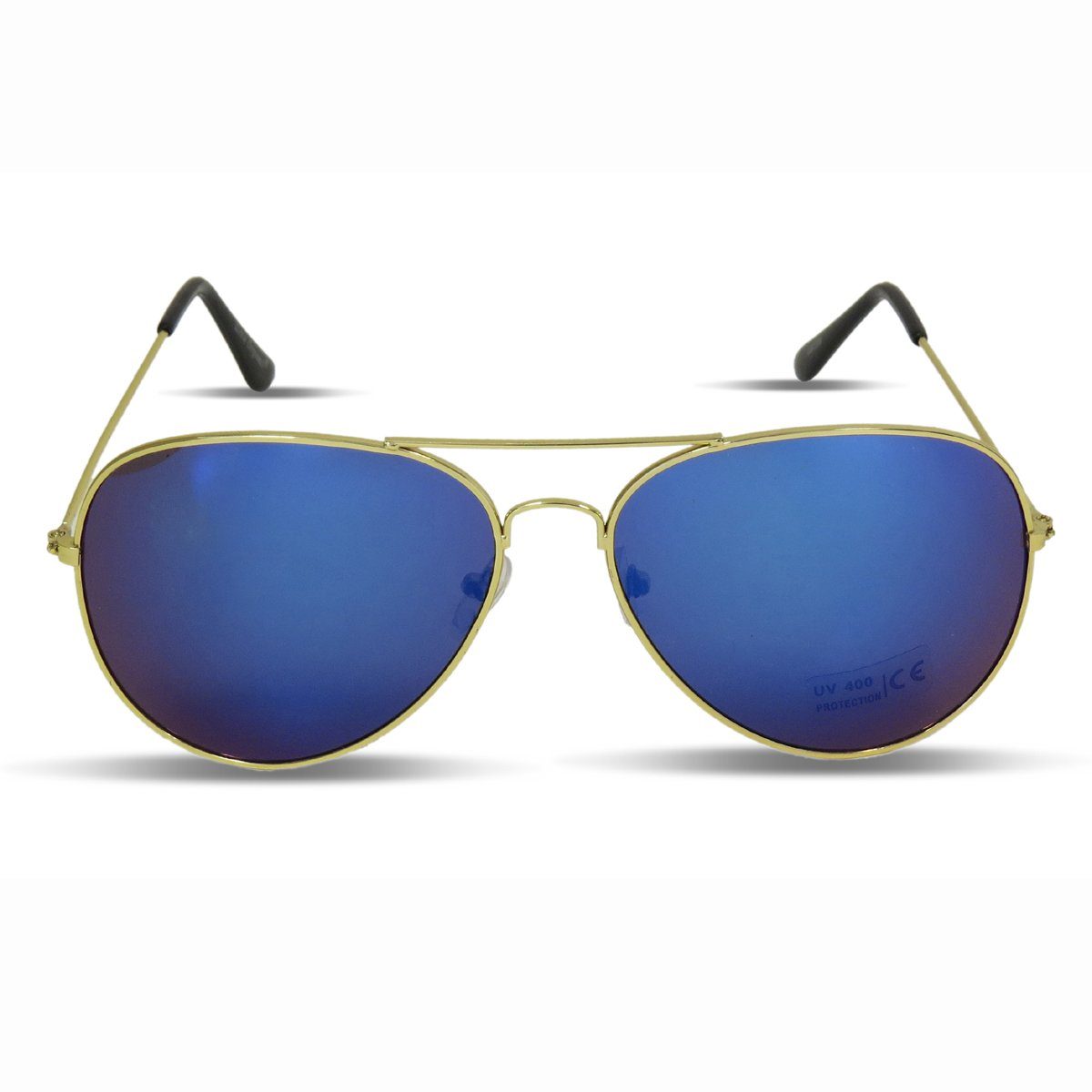 Onesize Sonnenbrille Originelli blau Verspiegelt Sonia "Pilot" Spaß Sonnenbrille Partybrille Brille Fasching