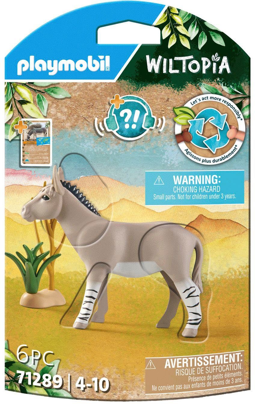Playmobil® Konstruktions-Spielset Wiltopia, Afrikanischer Esel aus recyceltem (6 teilweise - Material (71289), Wiltopia St)