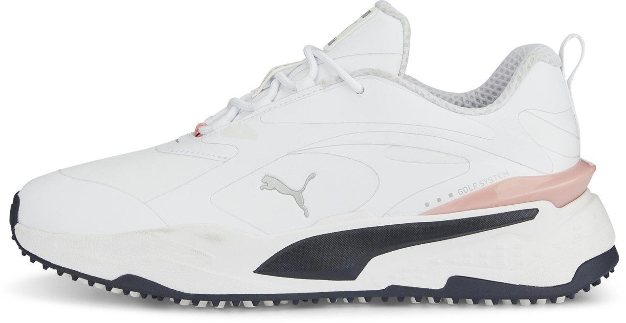 PUMA Puma Golfschuh GS-Fast Weiß/Navy/Flamingo Herren EU 41 Golfschuh