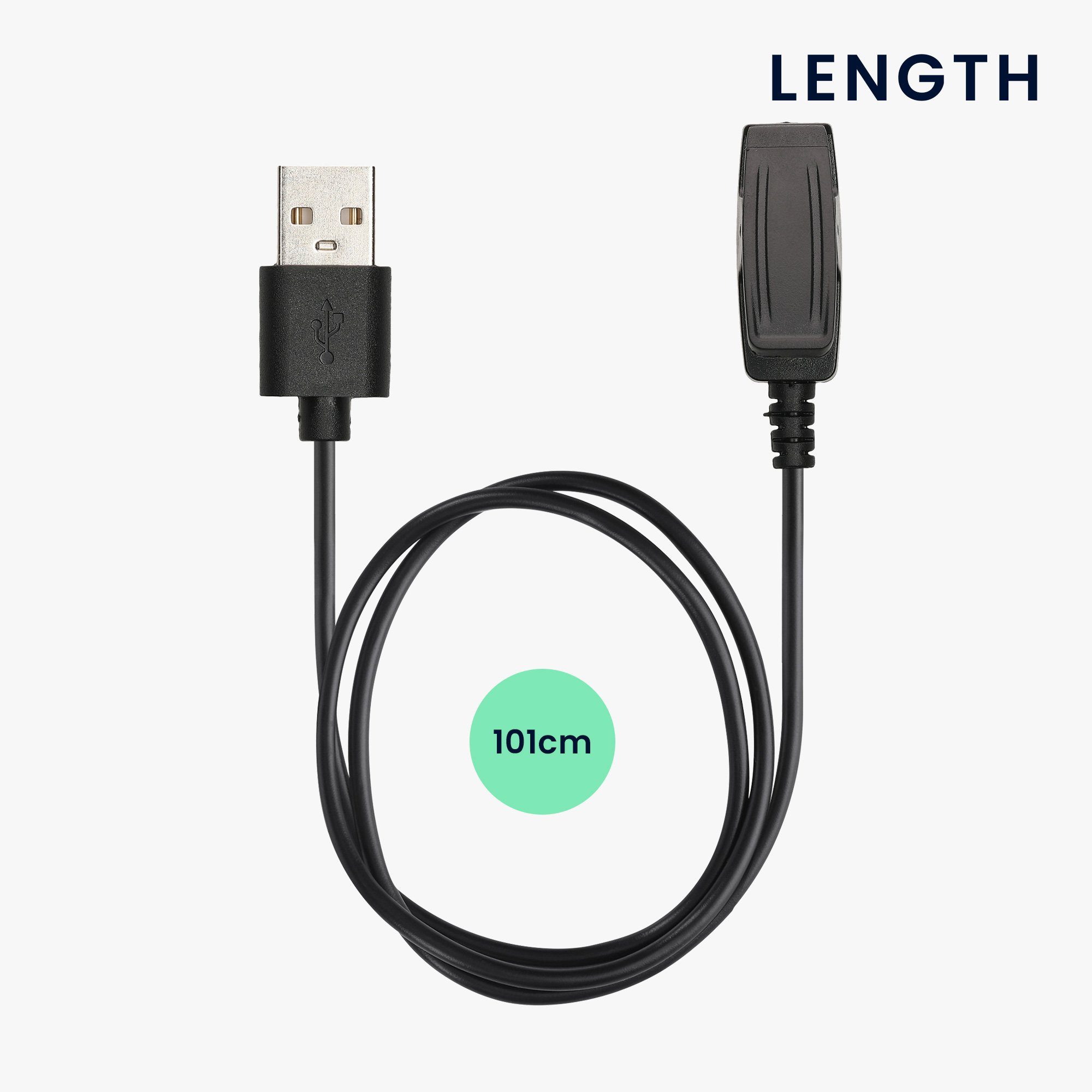 kwmobile Garmin Lily Sport - Ladekabel Ersatzkabel USB Charger Watch Smart Elektro-Kabel