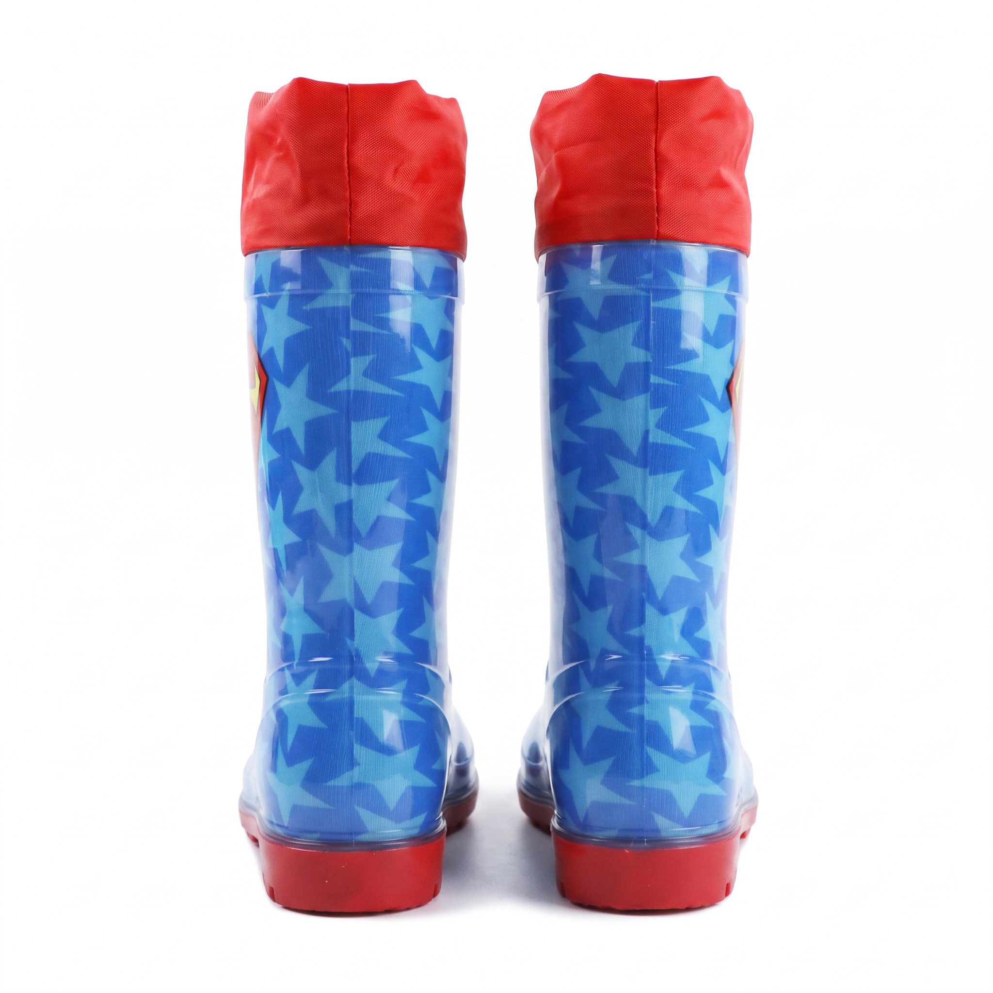 DC Comics DC Comics Superman Kinder Stiefel Regenstiefel Gummistiefel Gr. 25 bis 34 – Bild 4 von 5
