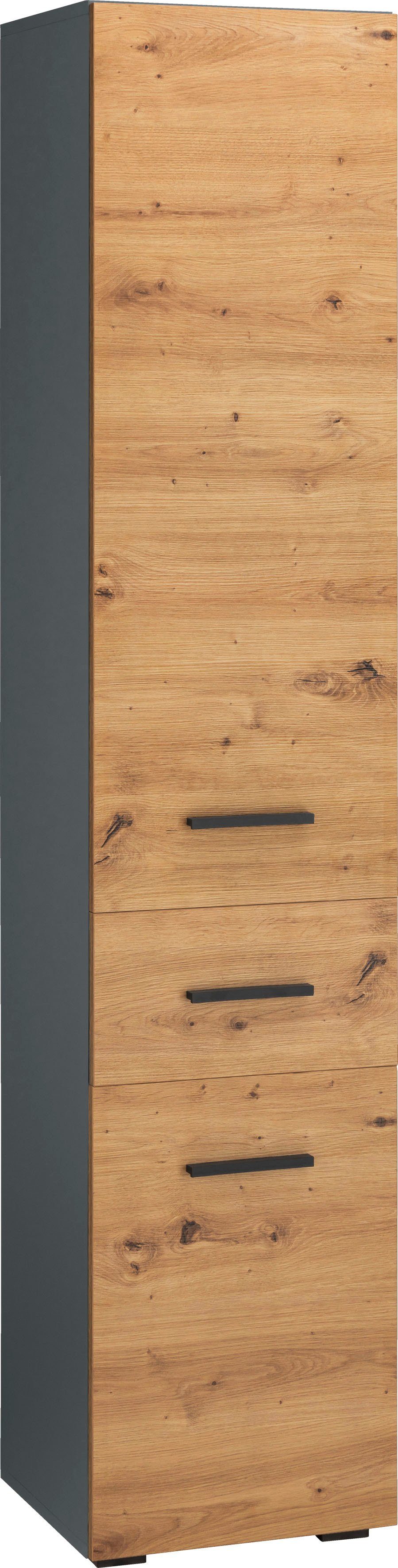 INOSIGN Hochschrank Skara 3 verstellbaren Einlegeböden hinter den Türen, Breite 38cm, Höhe 180cm