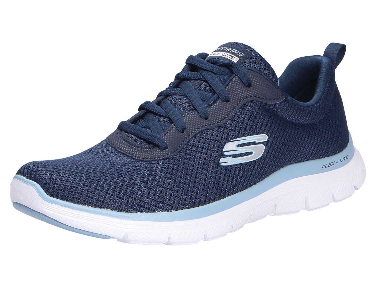 Sneaker Modischer navy/blue Schnitt Skechers