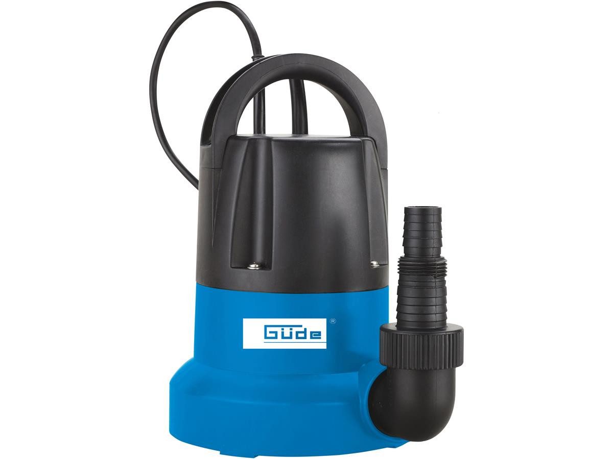 Güde Wasserpumpe Flachsaugerpumpe GFS 401 S, 400 W, 7.000 l/h Fördervolumen, max. Förderhöhe 8 m