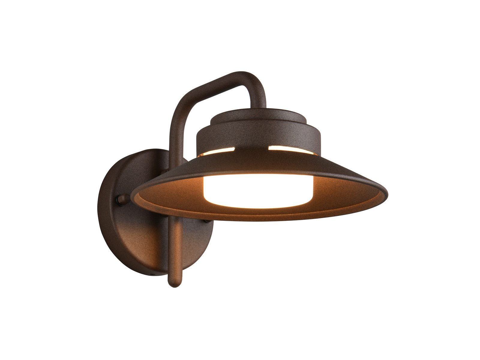 TRIO Leuchten LED Außen-Wandleuchte Aluminium Salzluft resistent Höhe 16,5cm, LED wechselbar, warmweiß, Fassaden-beleuchtung Hausbeleuchtung Außen-lampe Haustür & Carport