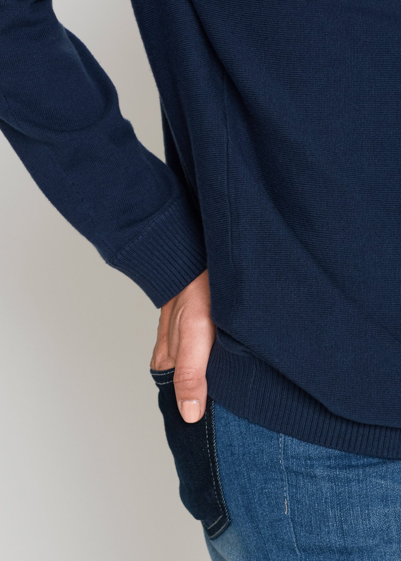 bonprix Strickpullover Pullover mit Fledermausärmeln