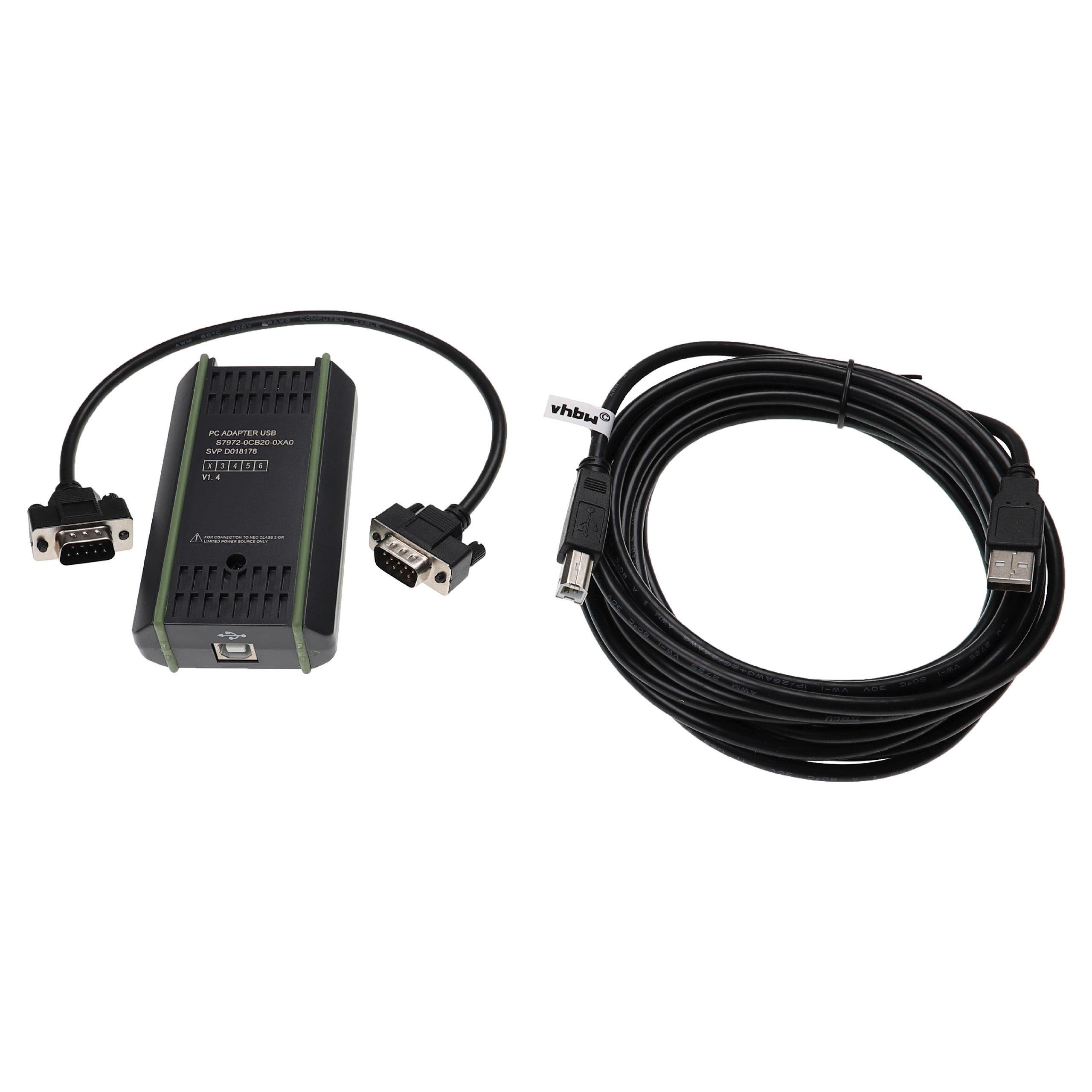 vhbw passend für Siemens Simatic S7-300, S7-400, S7-200 Steuerungsmodul / Computer-Kabel