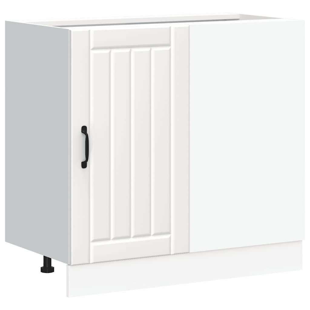 vidaXL Schrankmodule Spülenunterschrank Lucca Weiß Holzwerkstoff günstig online kaufen