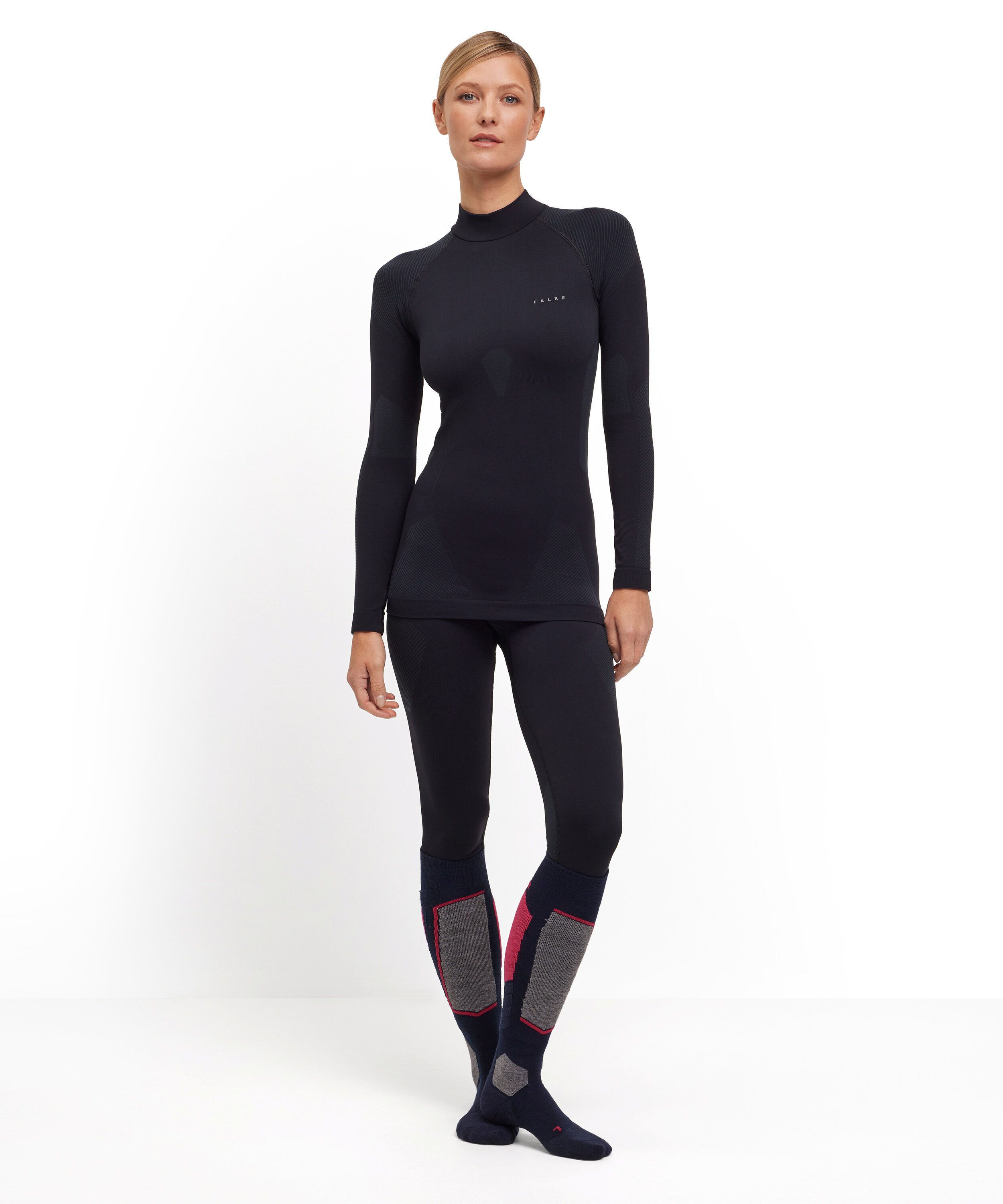 FALKE Funktionsshirt Warm (1-tlg., 1) thermoregulierend für warme bis kalte Temperaturen