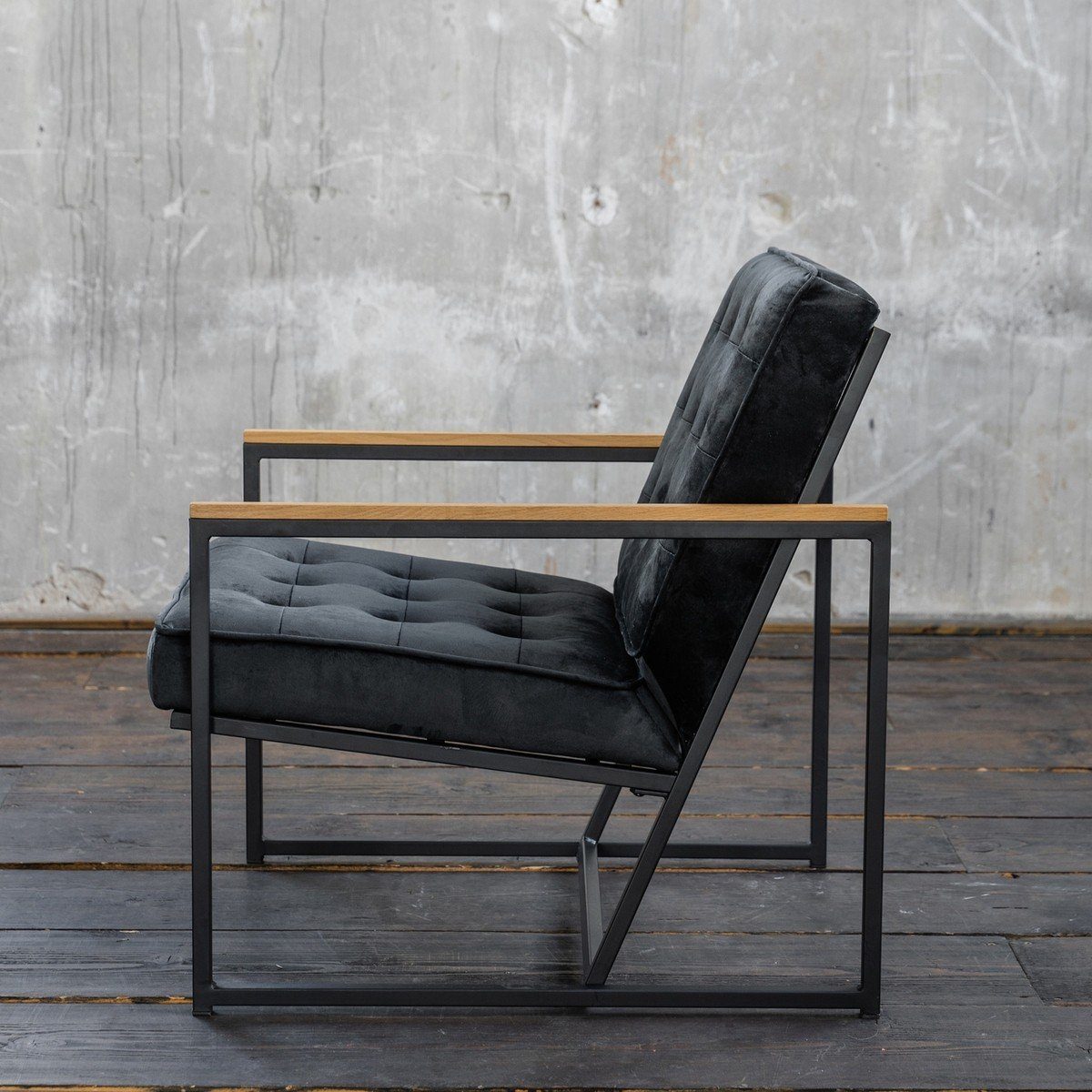 KAWOLA Sessel ARLY, Bezug Velvet versch. Stoff schwarz Farben