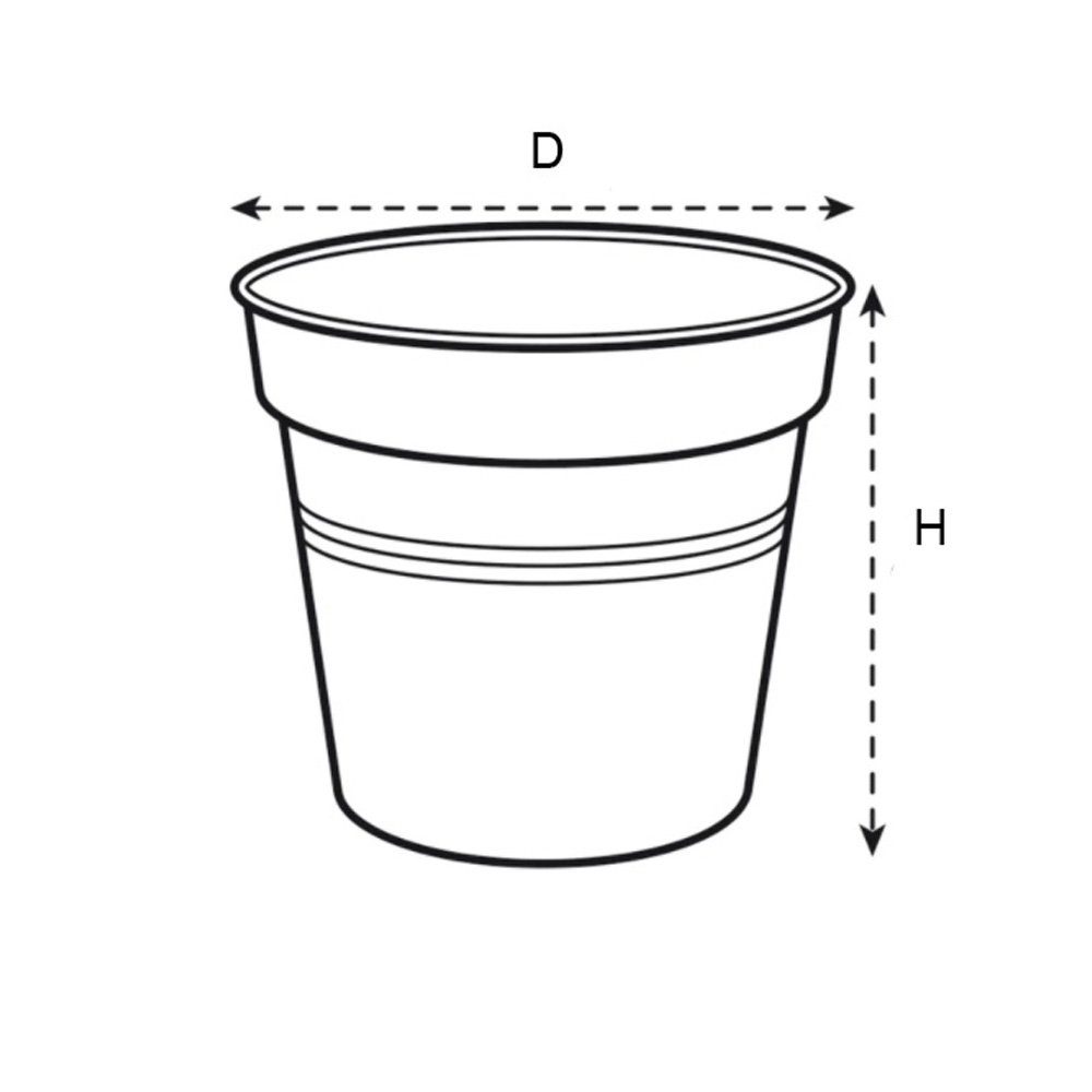 und Pflanzkübel Basics baumwolle Anzuchttopf farben Green verschiedene Größen Elho