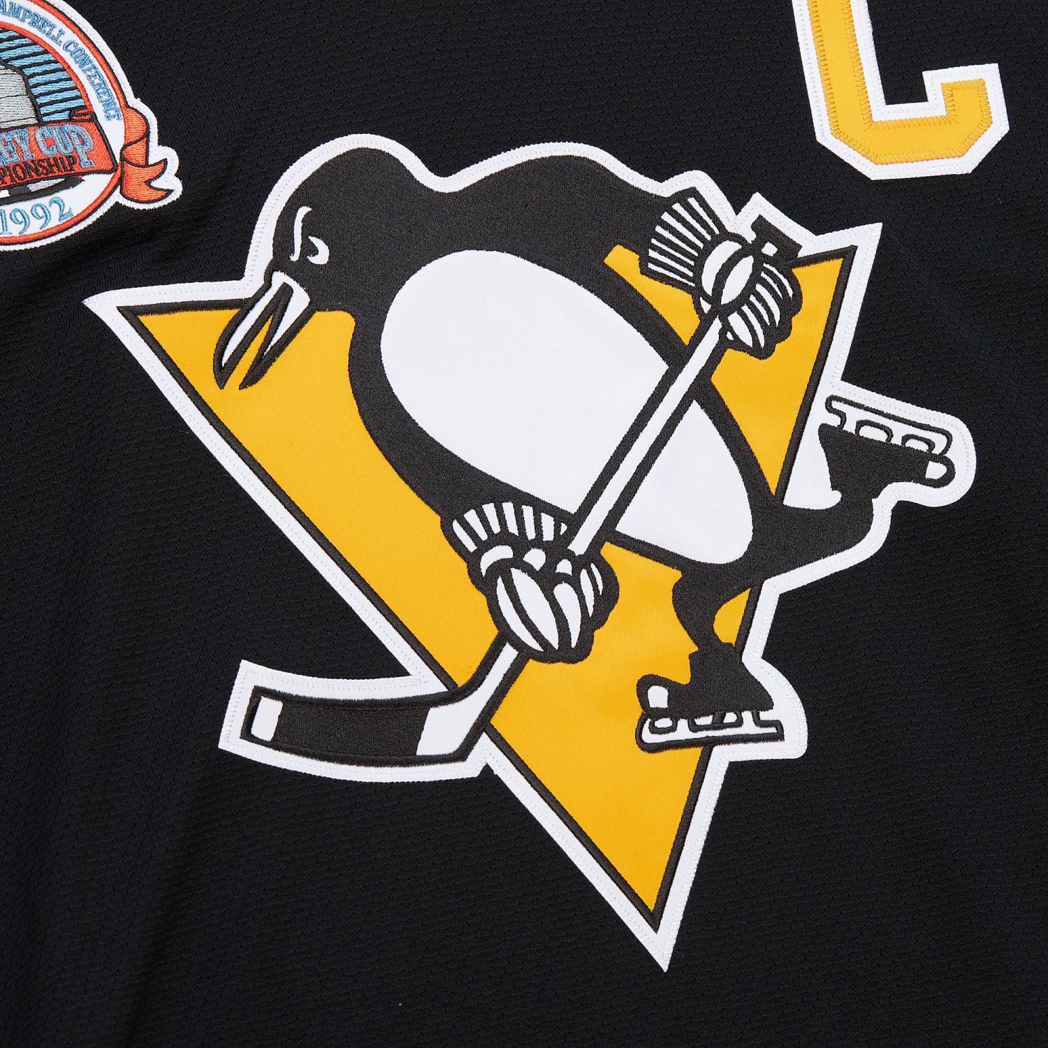 Mitchell & Ness Eishockeytrikot Mario Lemieux 1991 Pittsburgh Penguins NHL Jersey