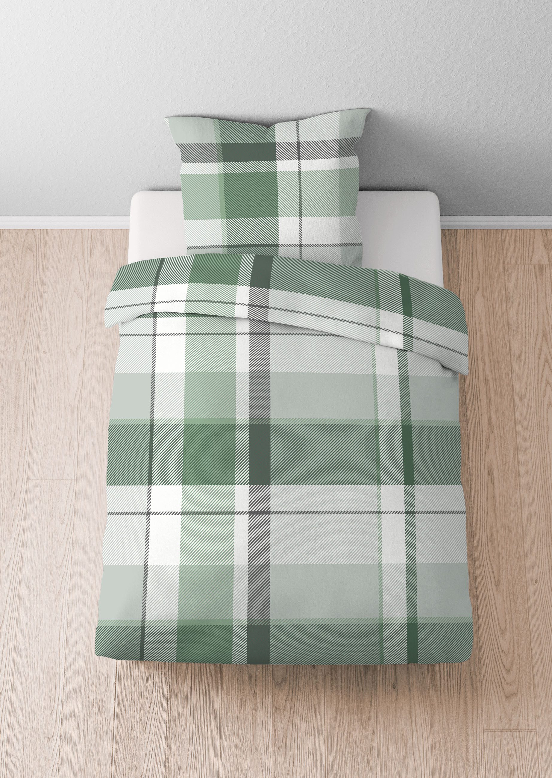 Castell - Markenbettwäsche Bettwäsche 0306725, Feinbiber, 2 teilig, wohlig günstig online kaufen