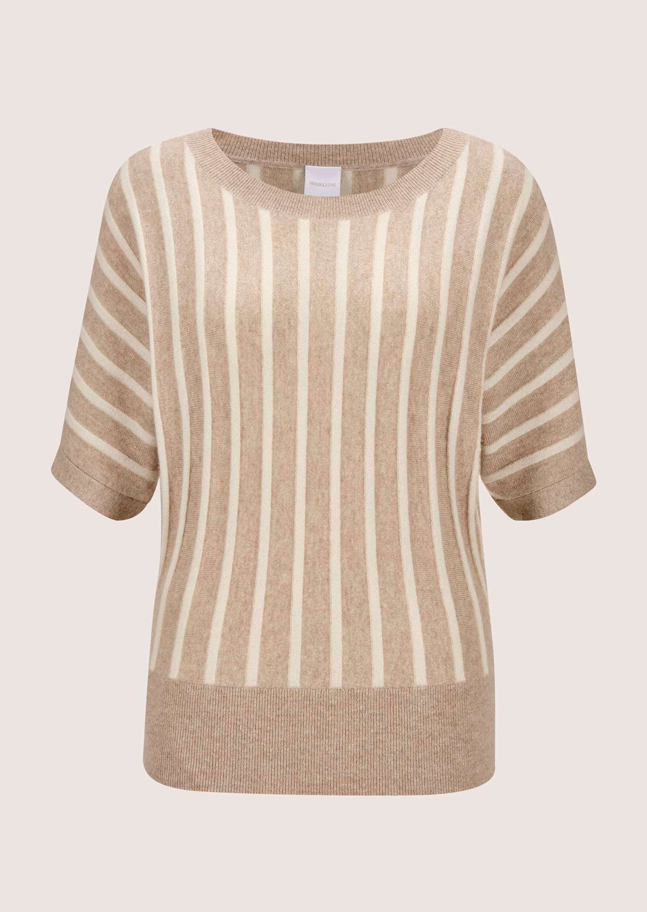 Strickpullover Sommerlicher Pullover mit Streifen