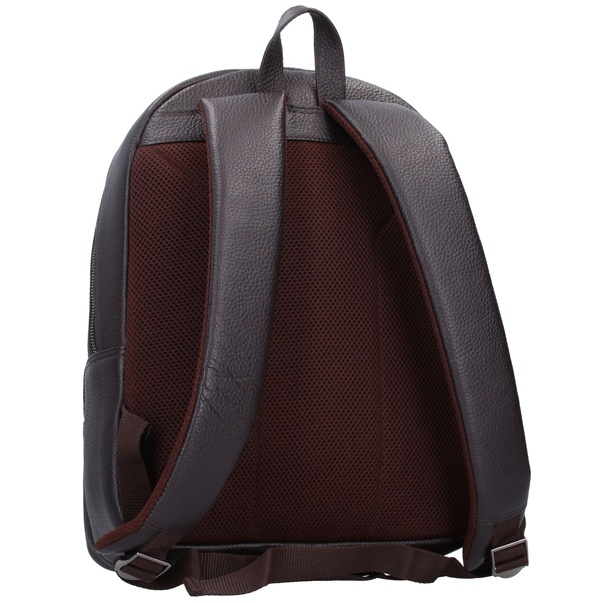 Braun Büffel Leder Novara, Laptoprucksack