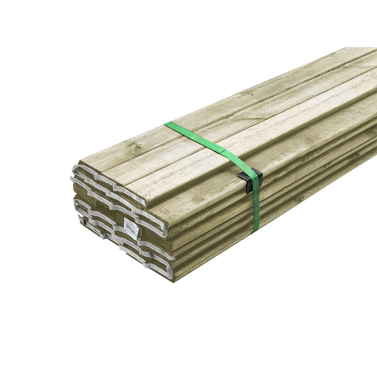 Woodtex Sichtschutzelement Rhombuszaun DIY-Bausatz grün