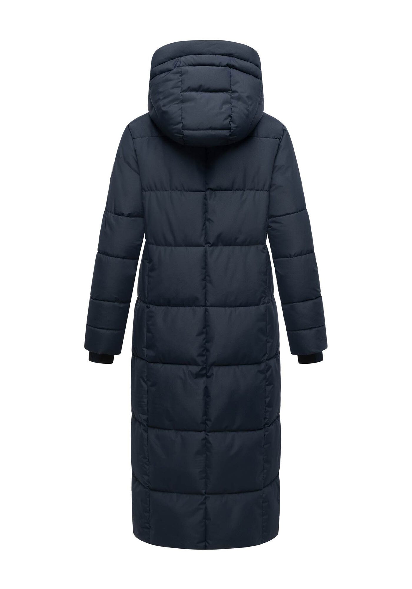 Marikoo Winterjacke Firella extra lange Passform mit seitlichen Schlitzen