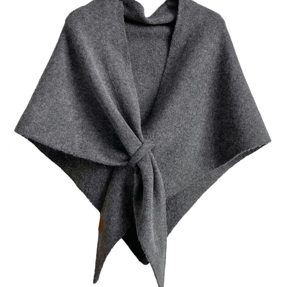 Blusmart Dreieckstuch Damen Dreieck Poncho Schal aus Kaschmirimitat, (Stilvoll und warm, 185 × 75 cm), Für Herbst und Winter